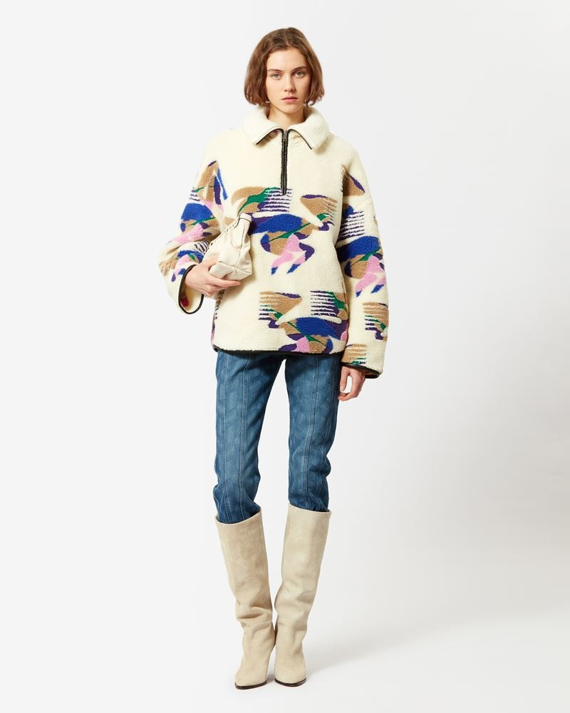 Isabel Marant Étoile MARNER FLEECE JACKET outlook