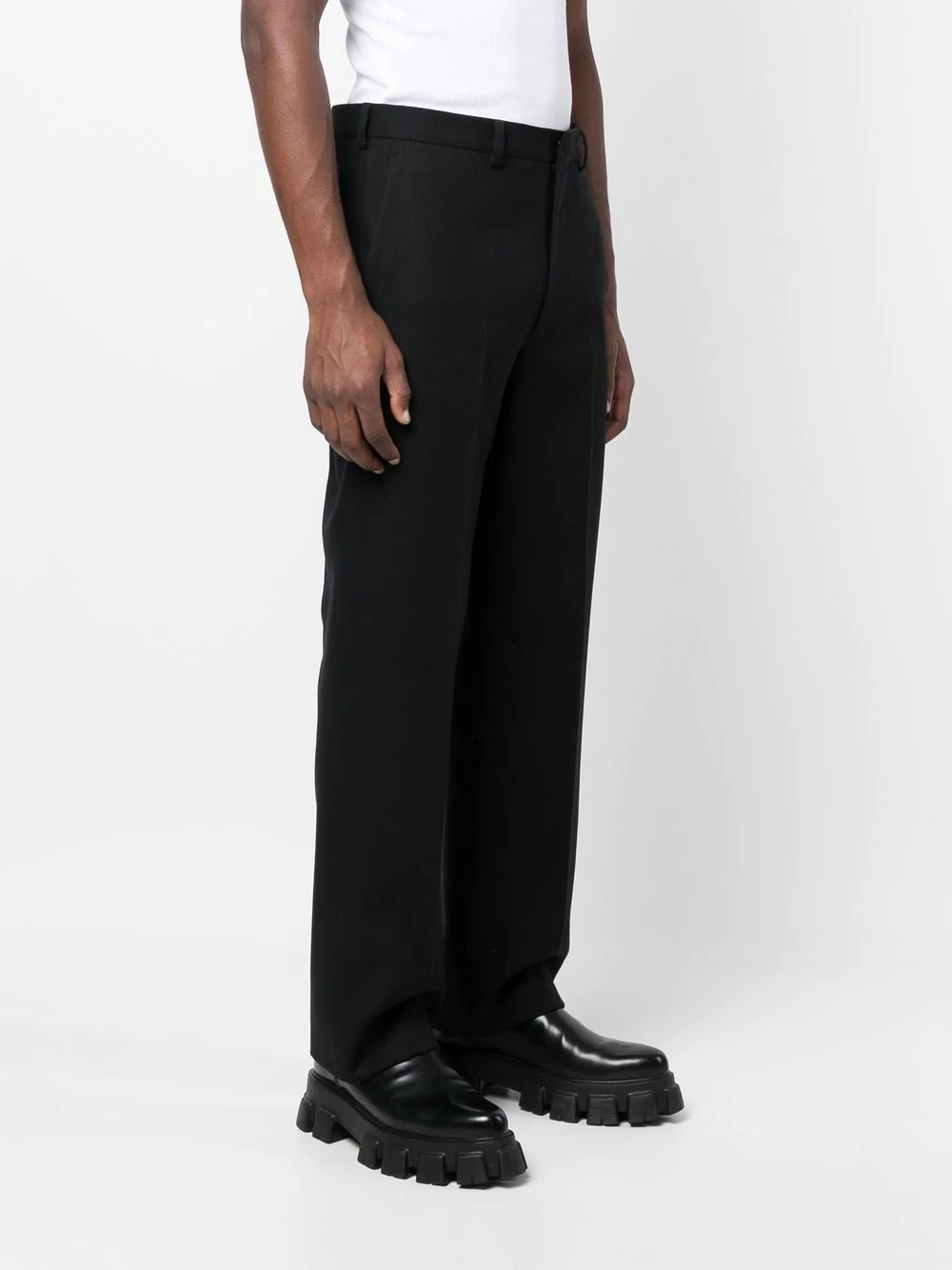 wool tailored trousers - 3