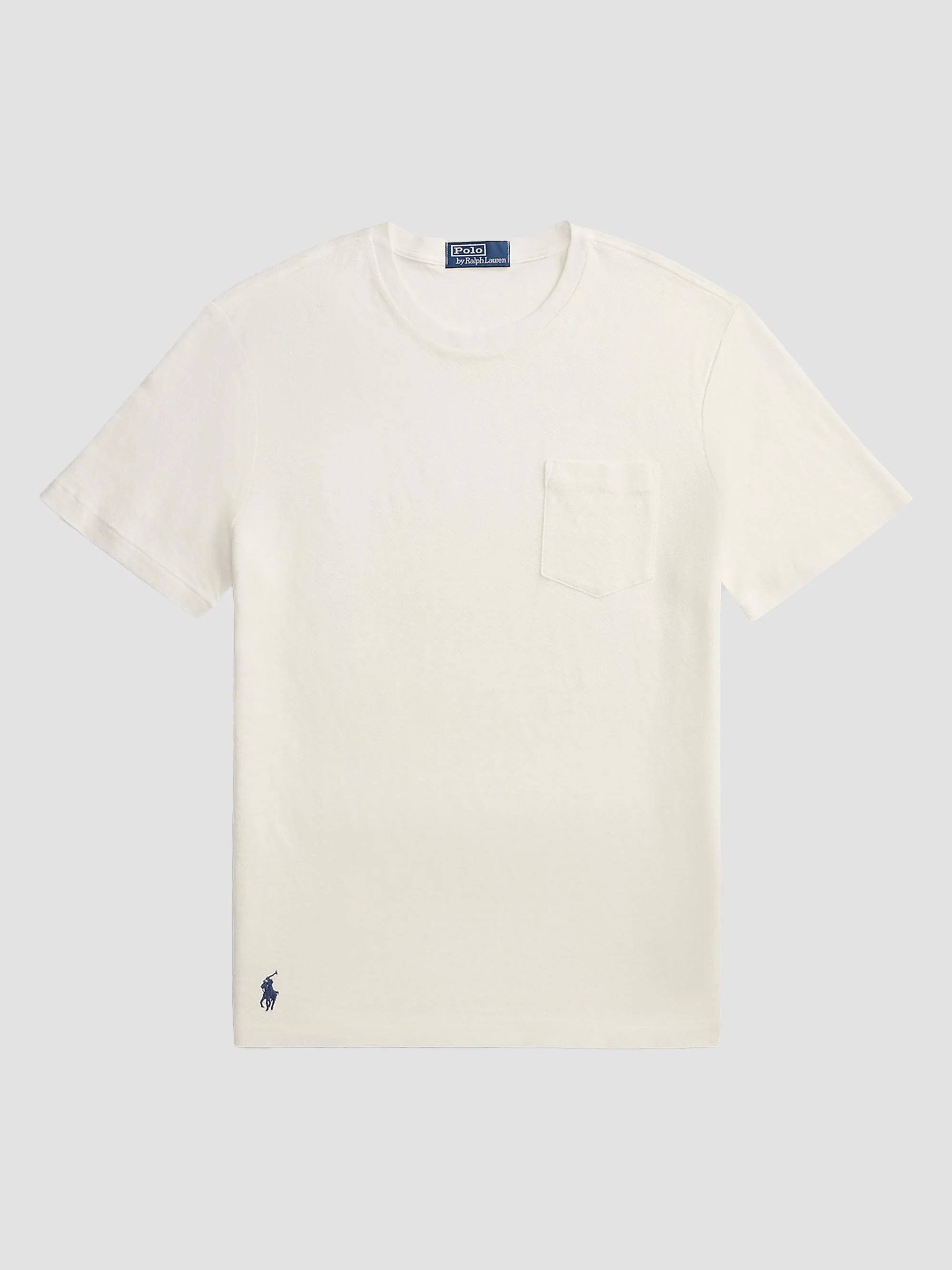 Men's Standard-Fit Linen Mesh T-Shirt - Deckwash White - 1