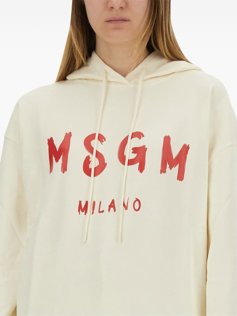logo-print hoodie 3