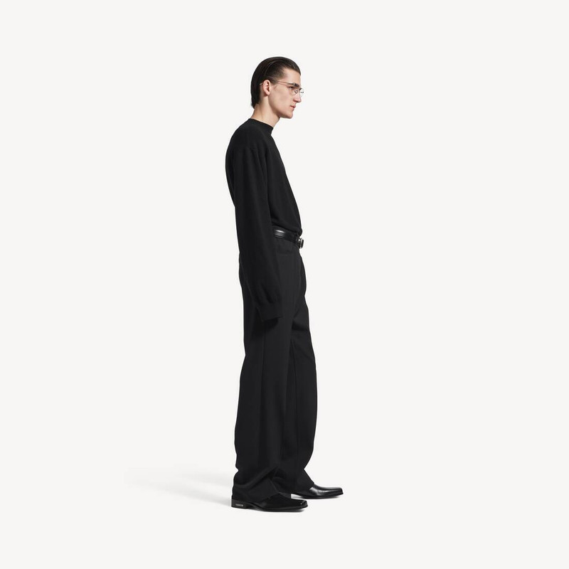 Men's Crewneck Sweater in Black 3