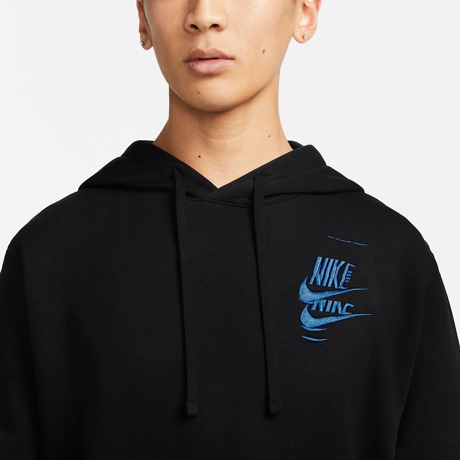 Nike Sportswear Hoodie'Black Blue' DM6874-010 - 3