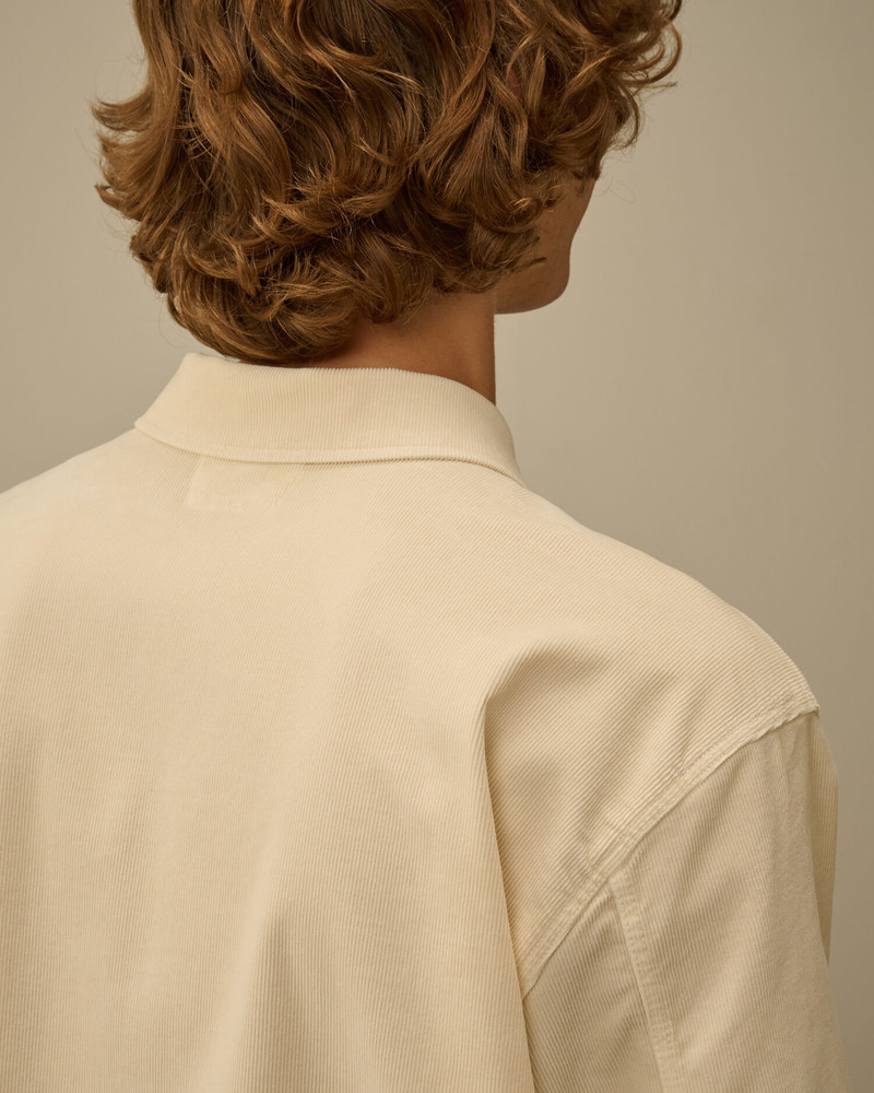 Corduroy Lens Button Overshirt 6