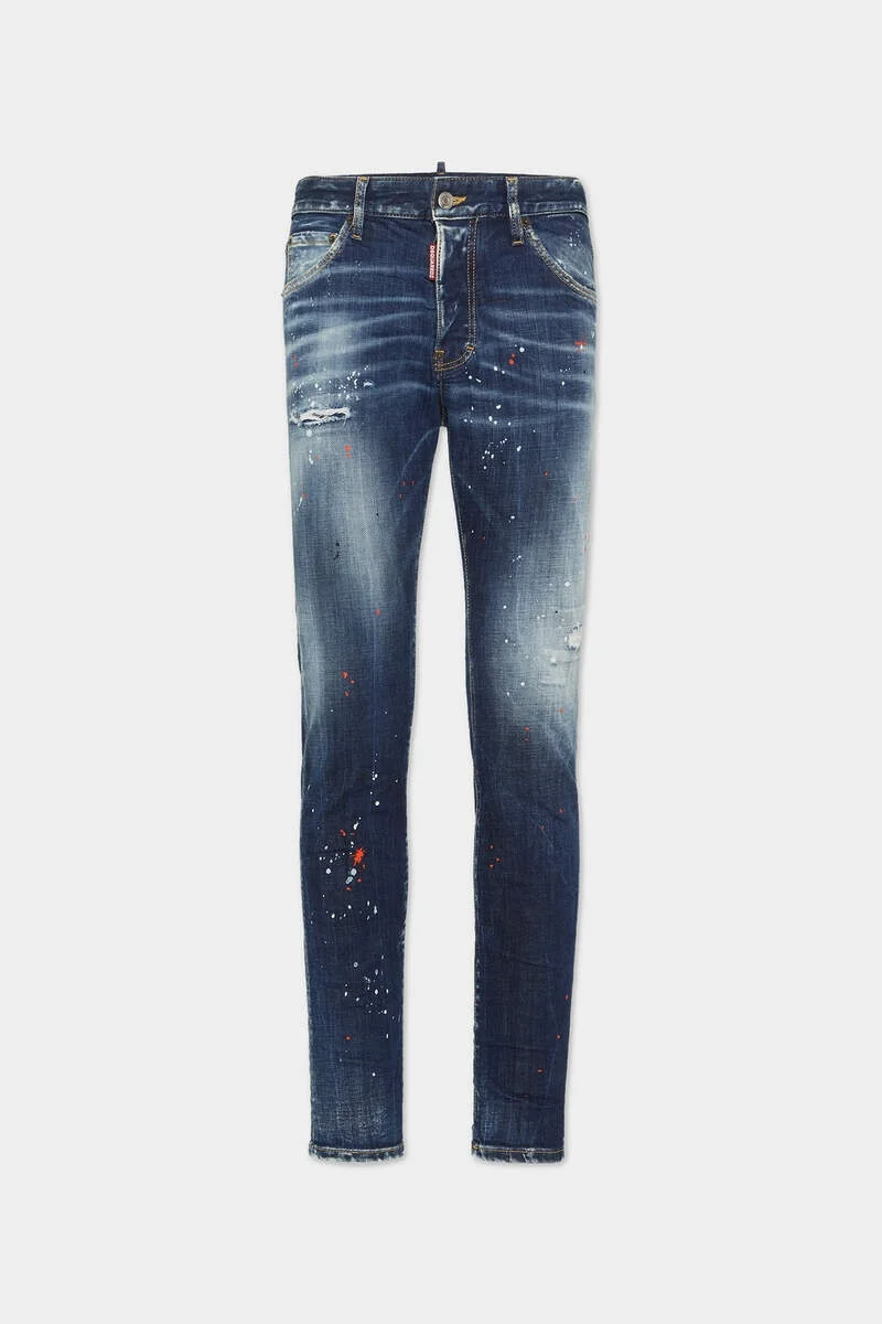 MEDIUM EASY RED SPOTS WASH COOL GUY JEANS - 1