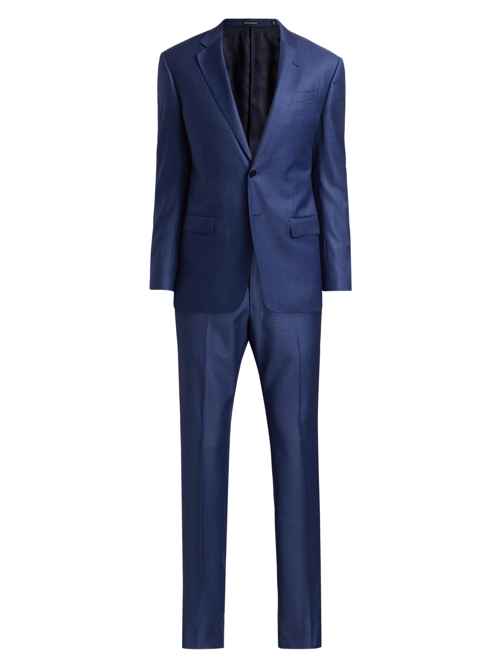 Men's Virgin Wool Suit - High Blue - 1
