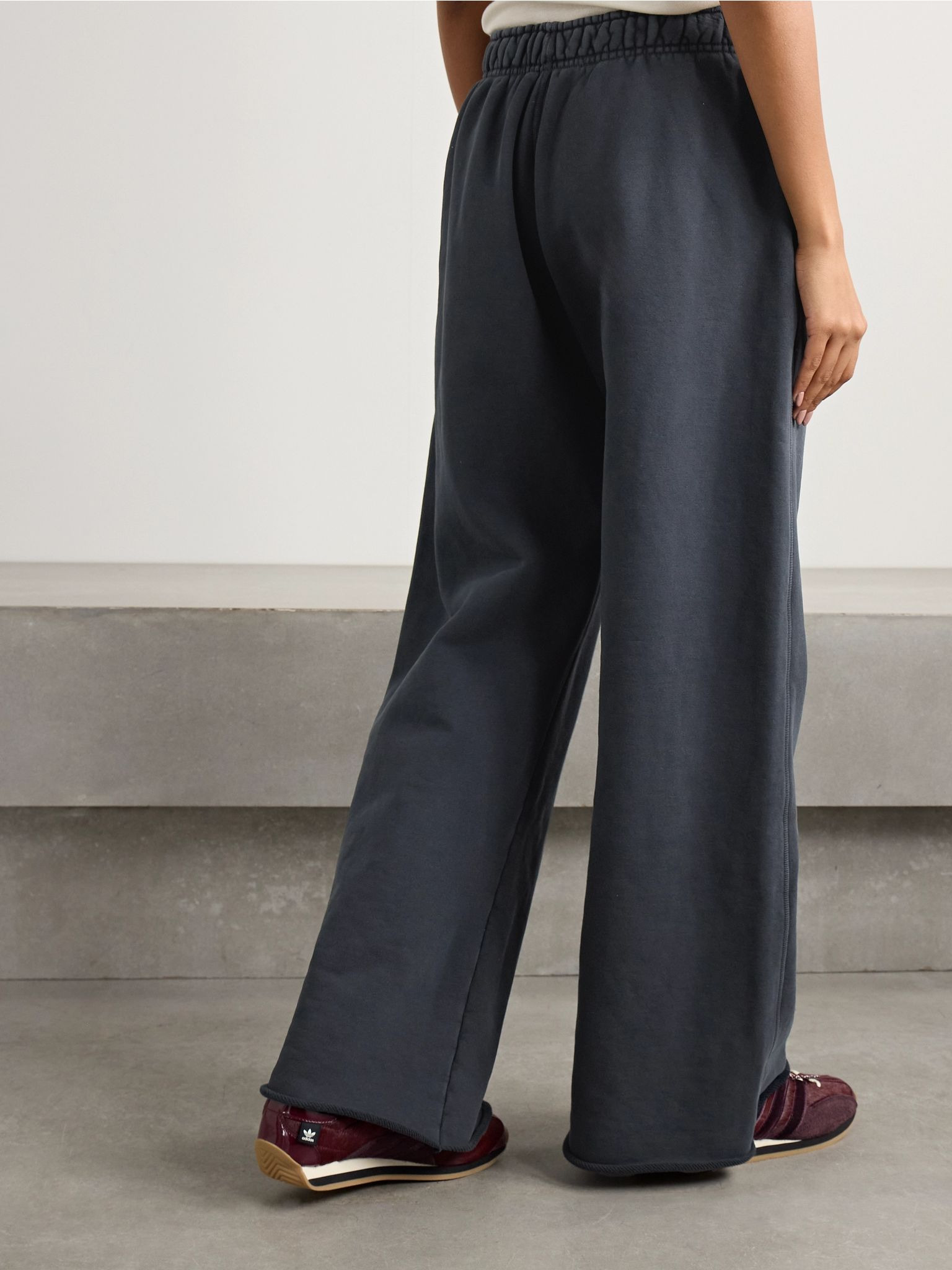 Cotton-jersey track pants Black - 4