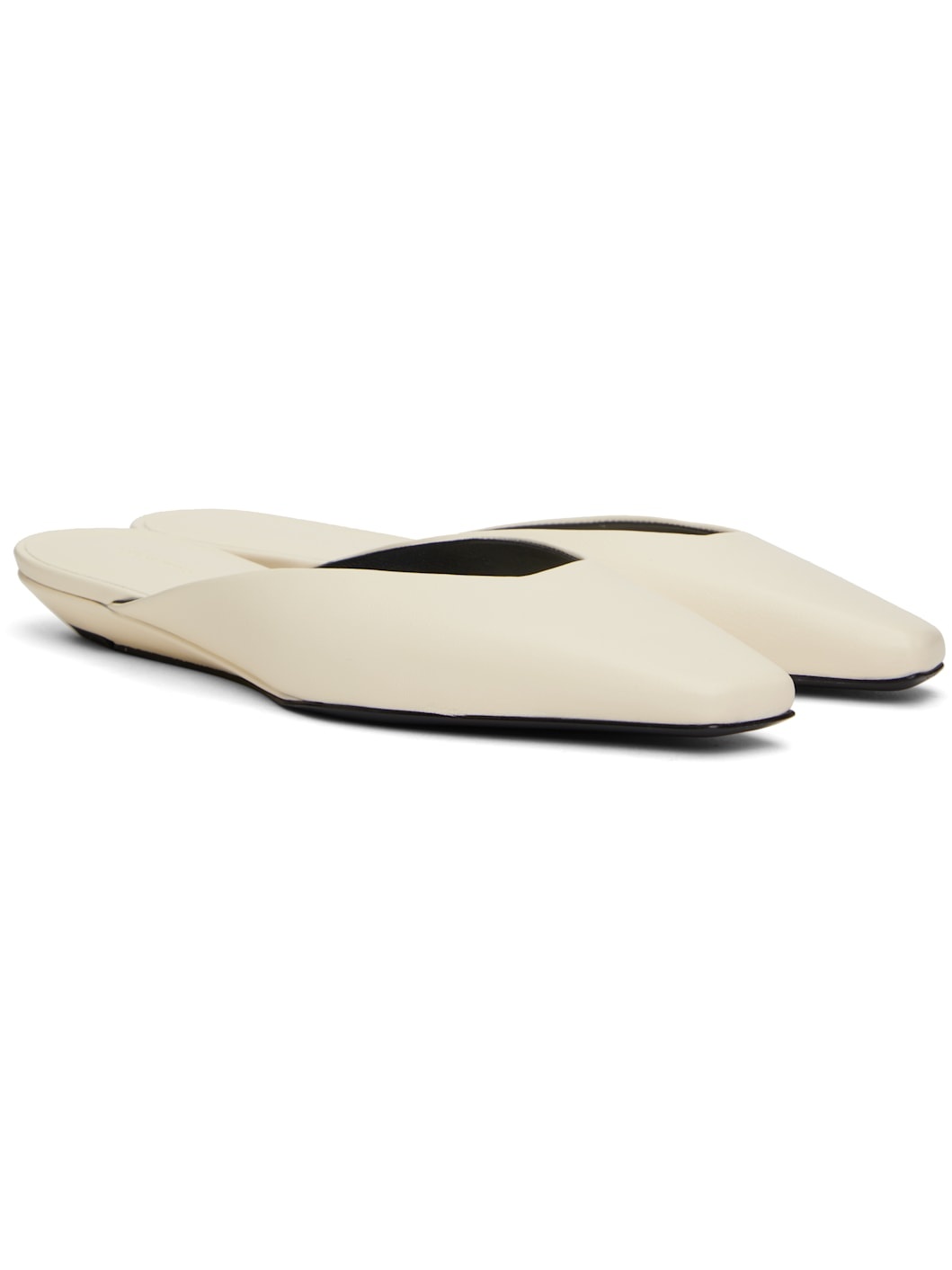 White Liz Mules - 4