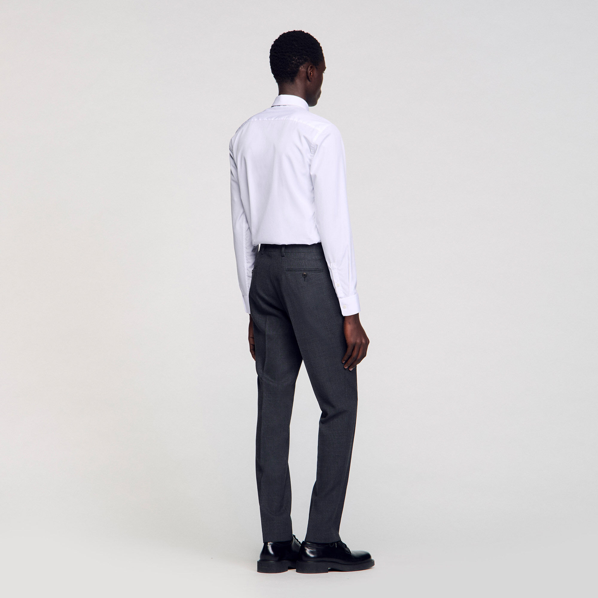 WOOL SUIT PANTS - 6