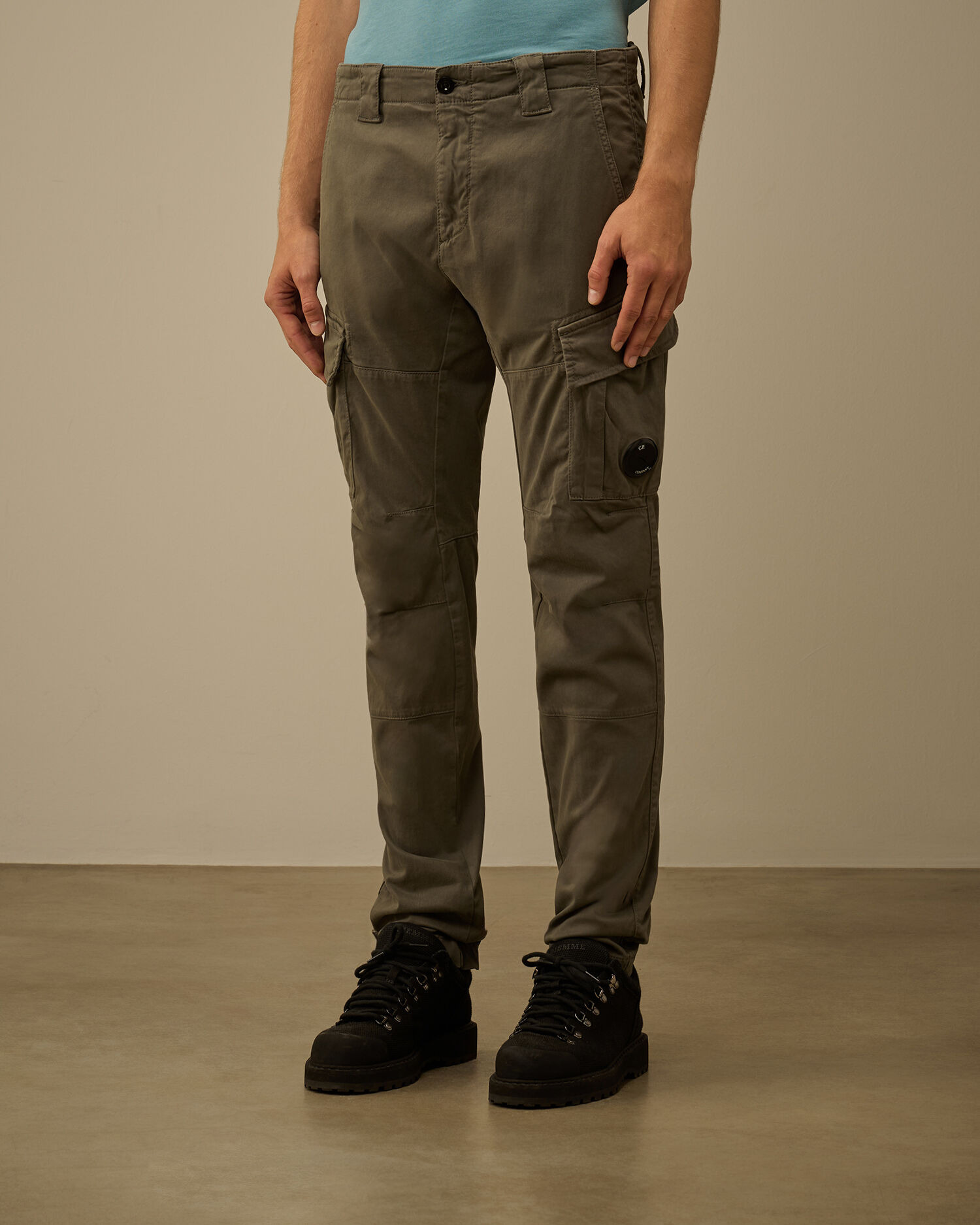 Stretch Sateen Ergonomic Lens Cargo Pants - 3