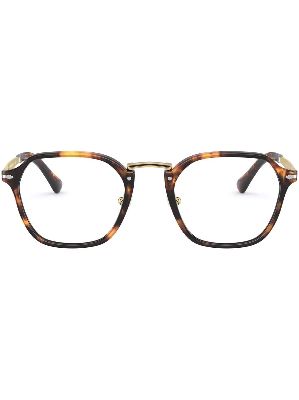 tortoiseshell square-frame glasses - 1