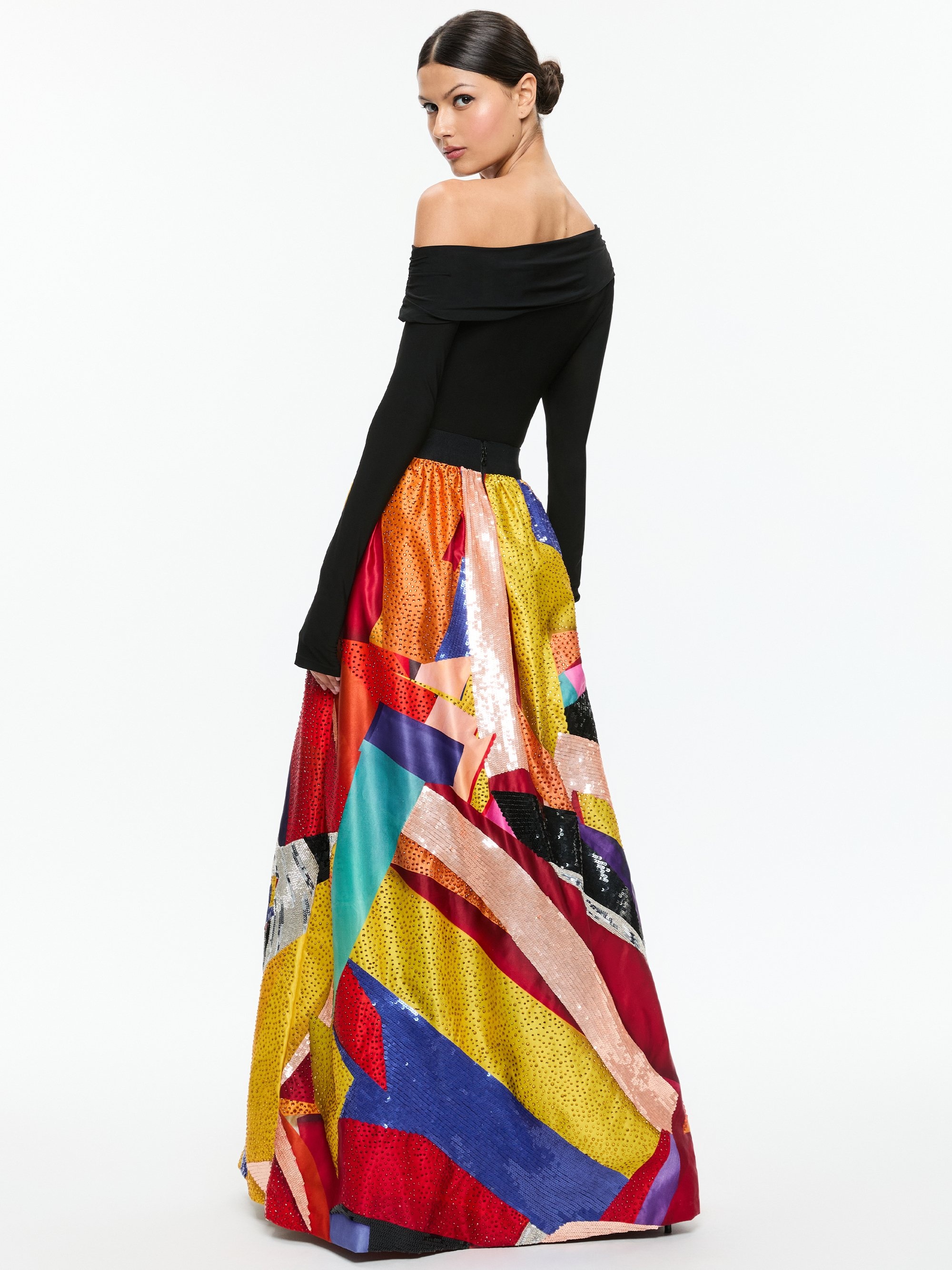 A+O X TOM WESSELMANN TINA EMBELLISHED BALLGOWN SKIRT - 5