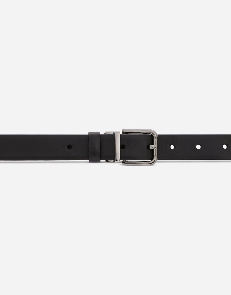 Calfskin nappa belt with studs - 3