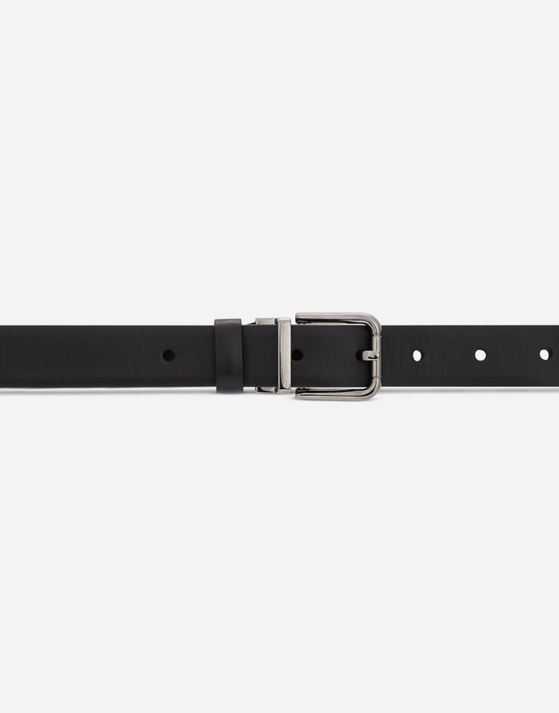 Calfskin nappa belt with studs 3