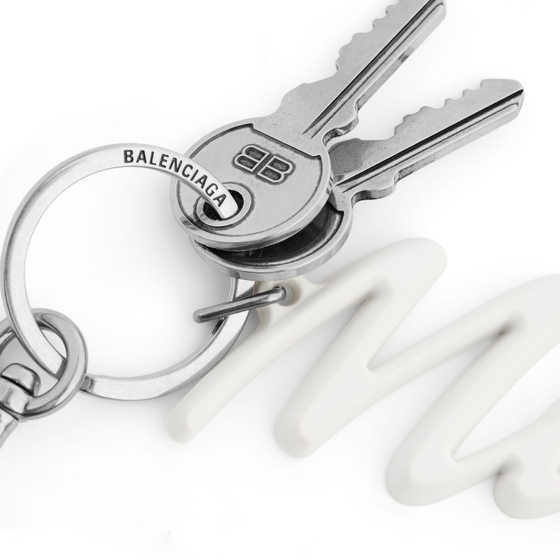 Charm/keychain Milan in White 4