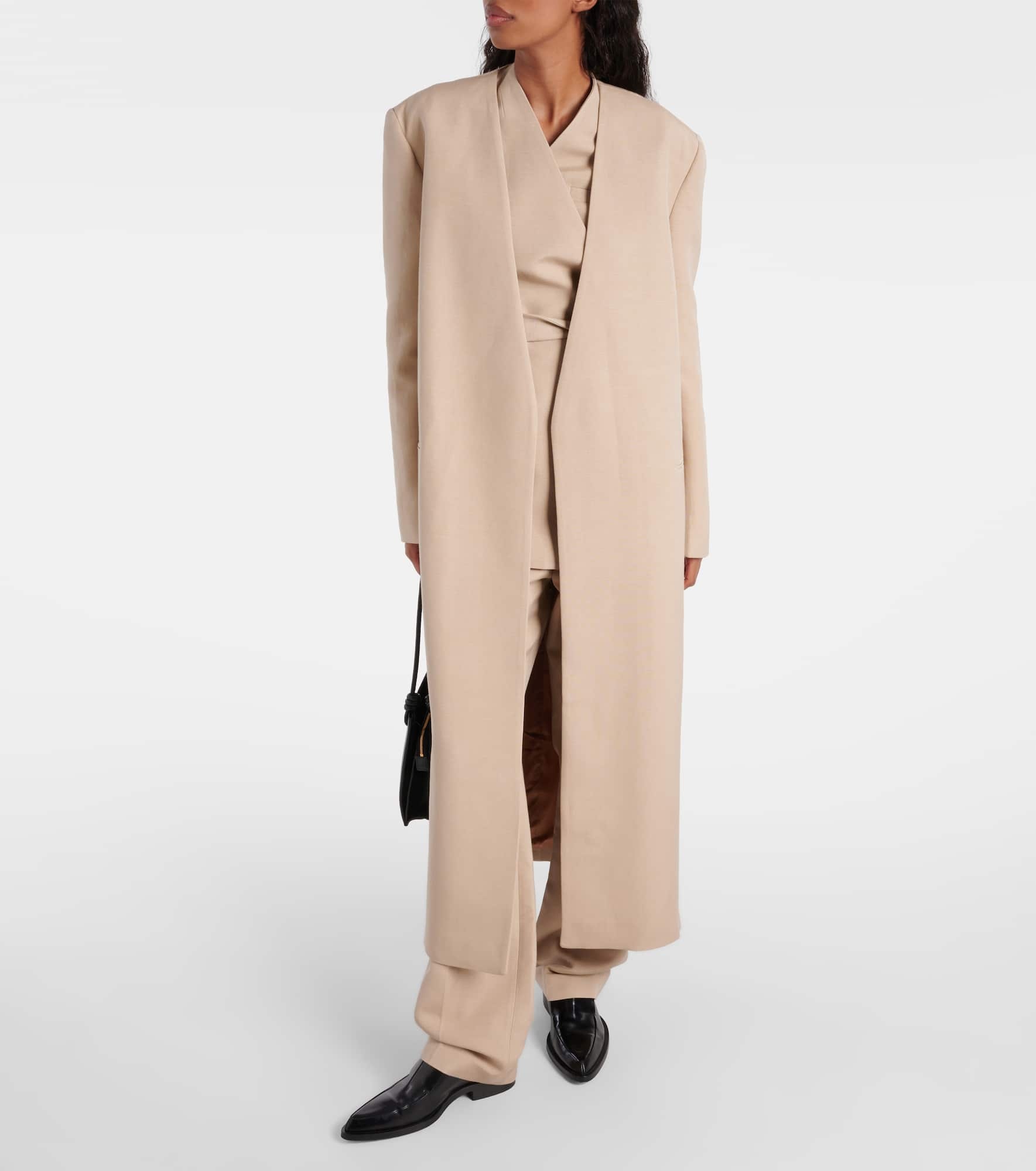 Allegra cotton-blend coat - 2