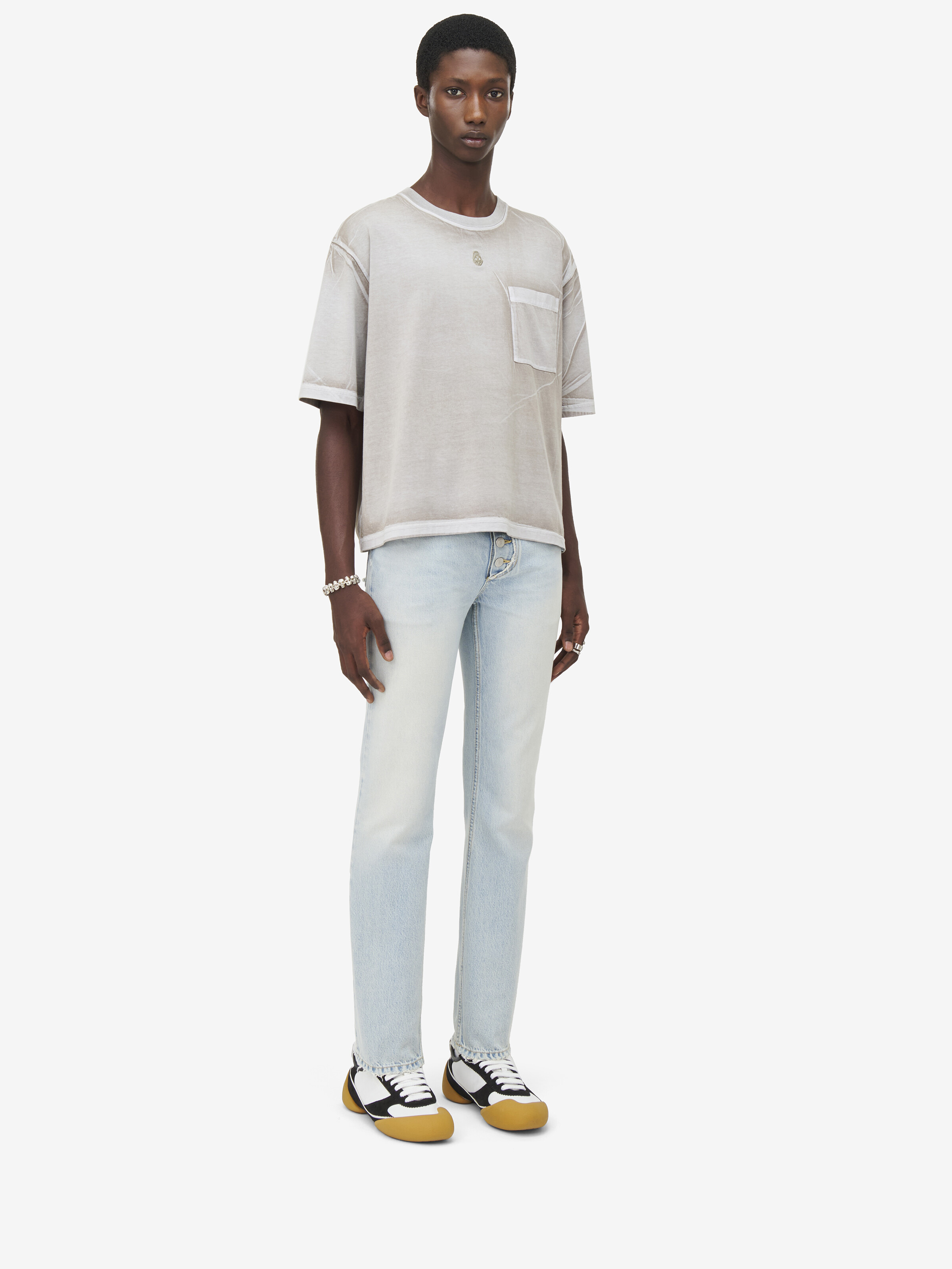 Overdyed Cropped T-Shirt - 4