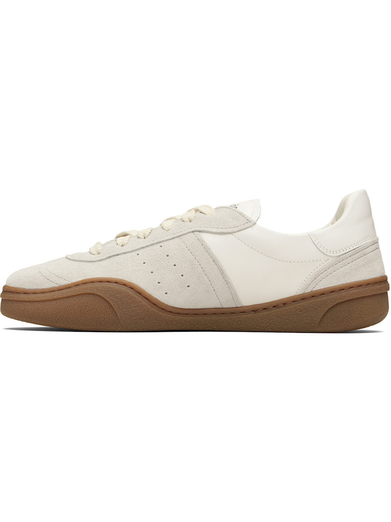 Acne Studios White Lace-Up Sneakers outlook