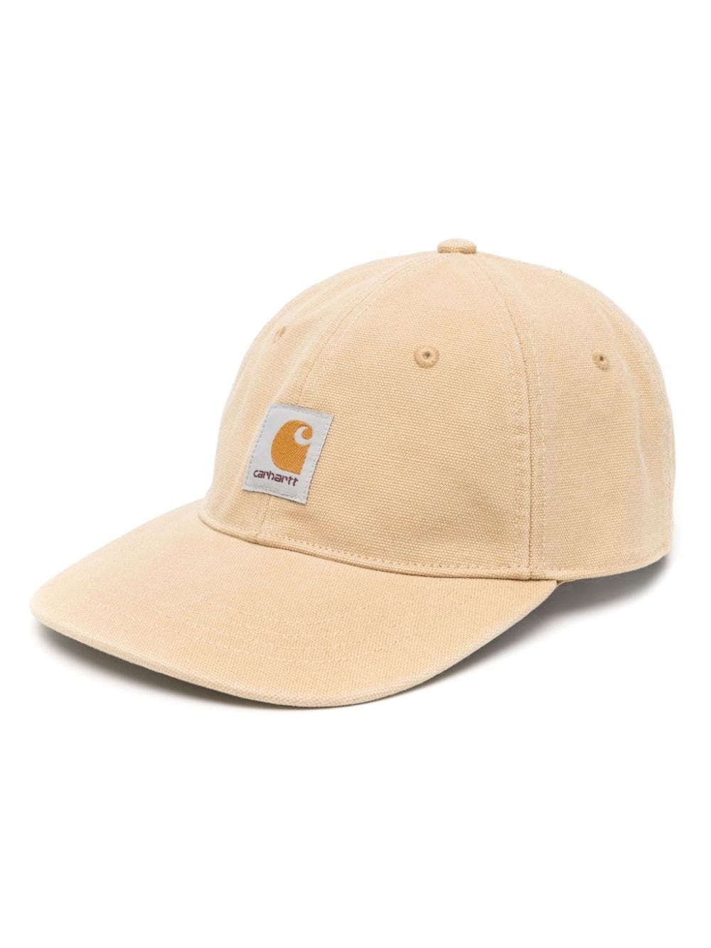 logo-patch canvas cap - 1