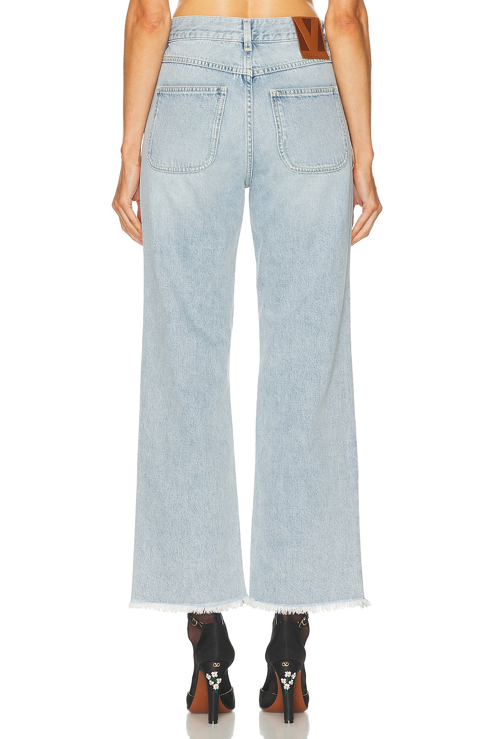 Frayed Hem Straight Leg - 4