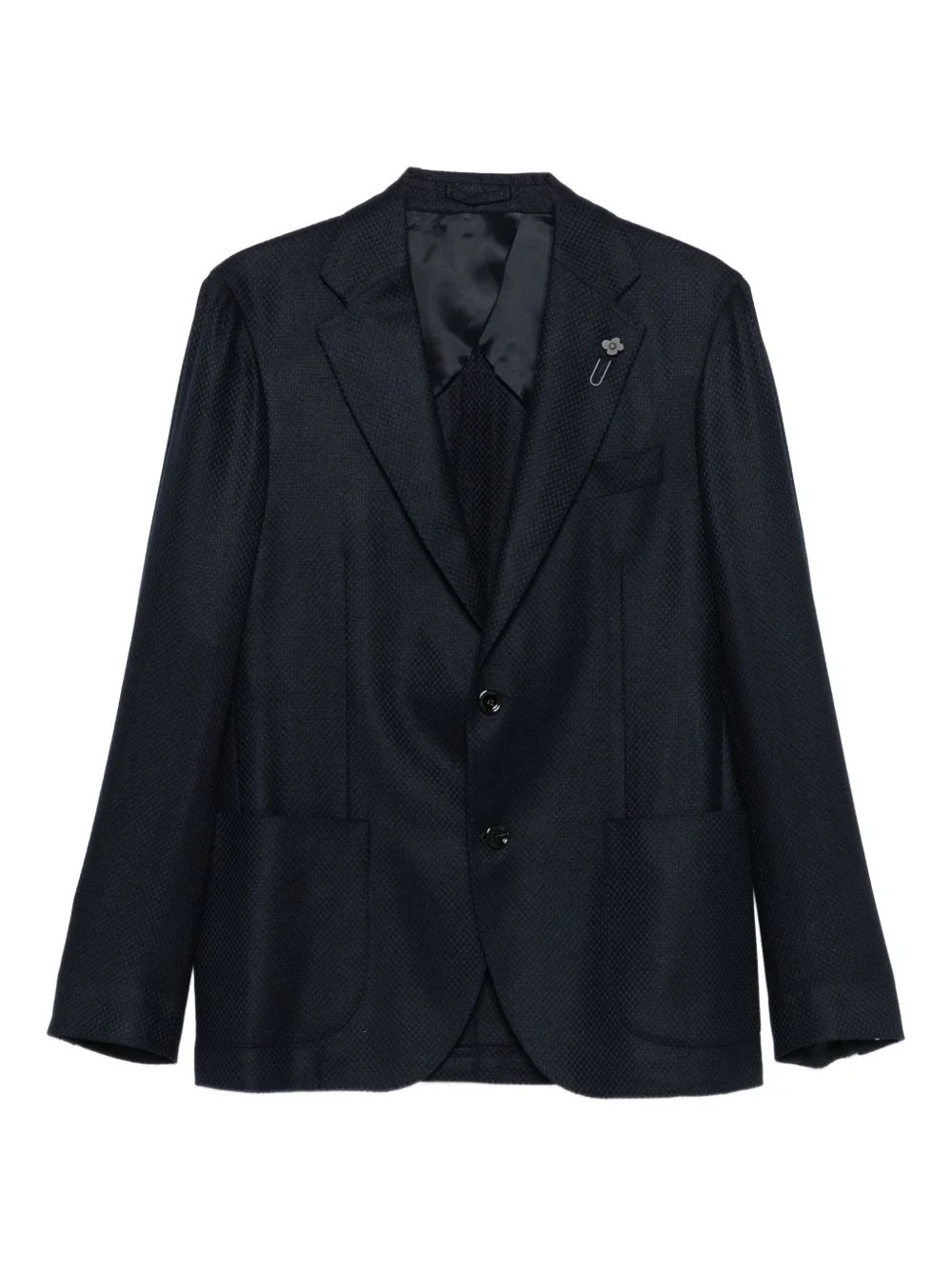 panama-textured blazer - 1