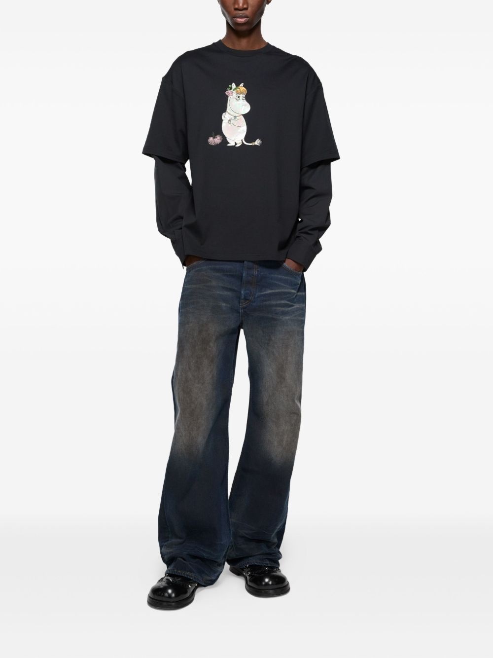 graphic-print sweatshirt - 6