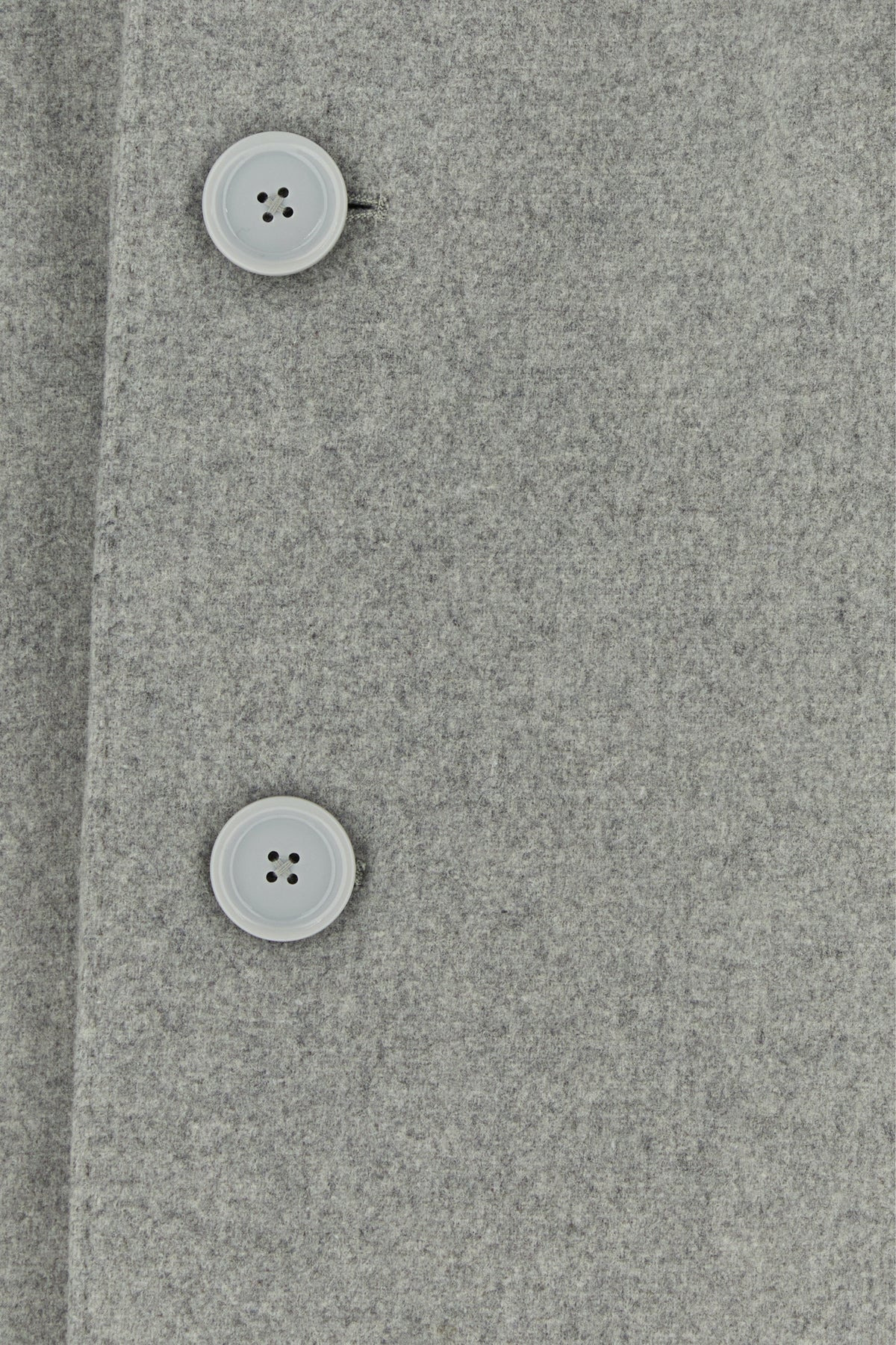 Grey wool blend coat - 5