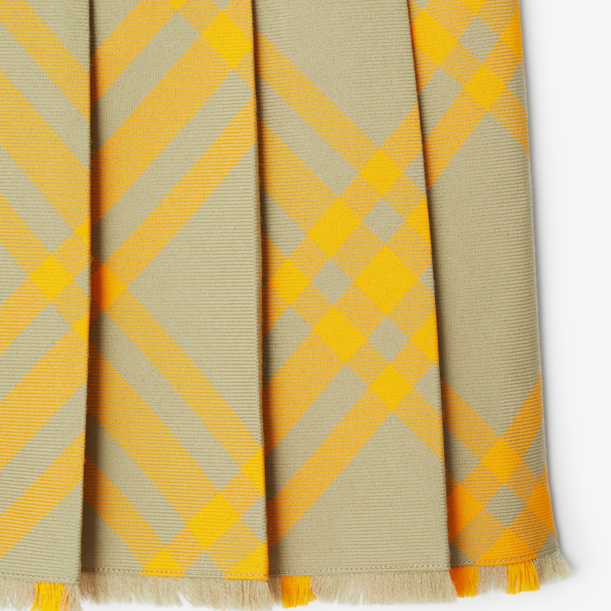 Check Wool Blend Kilt - 8