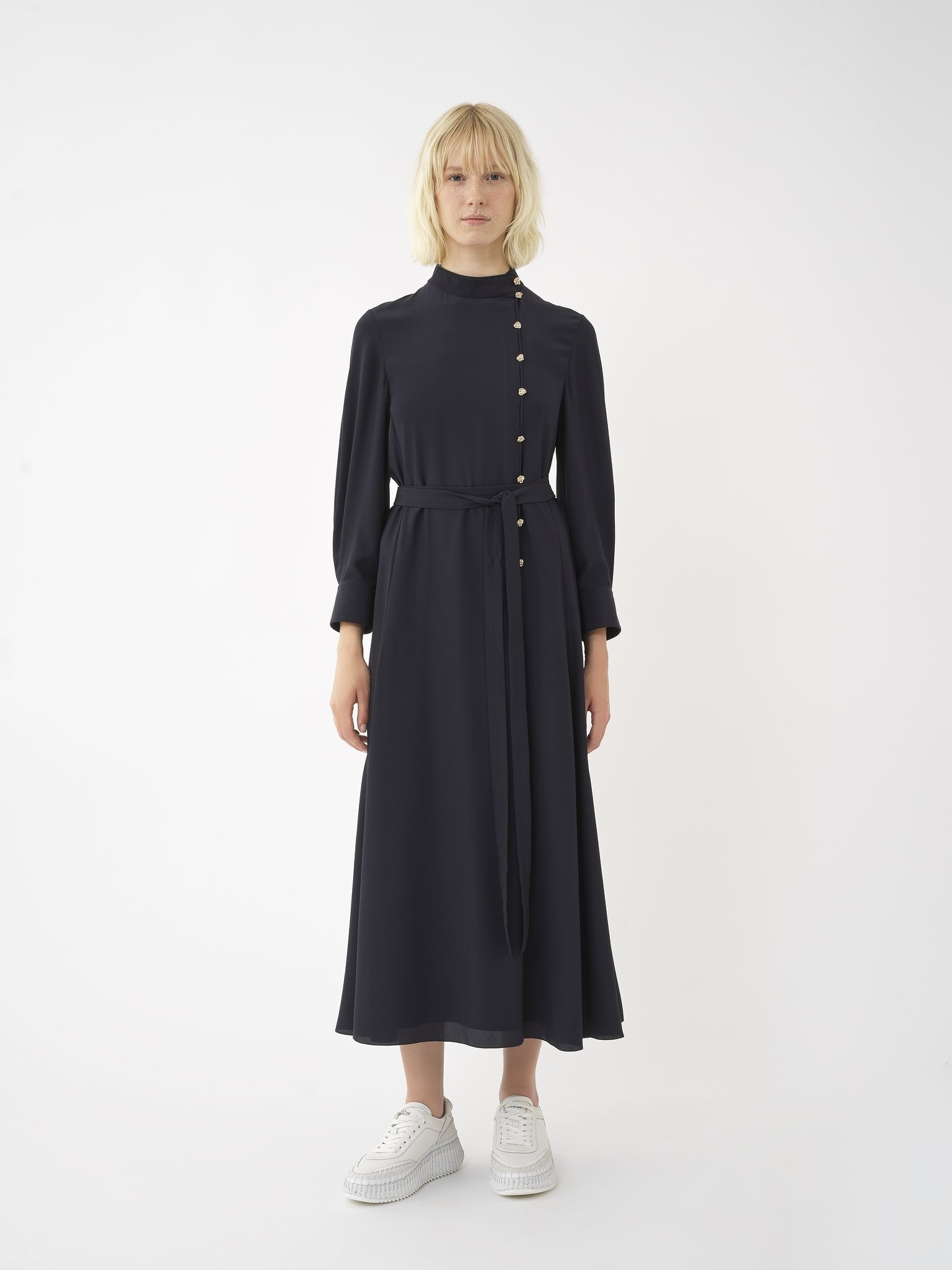 BELTED MIDI DRESS - 3