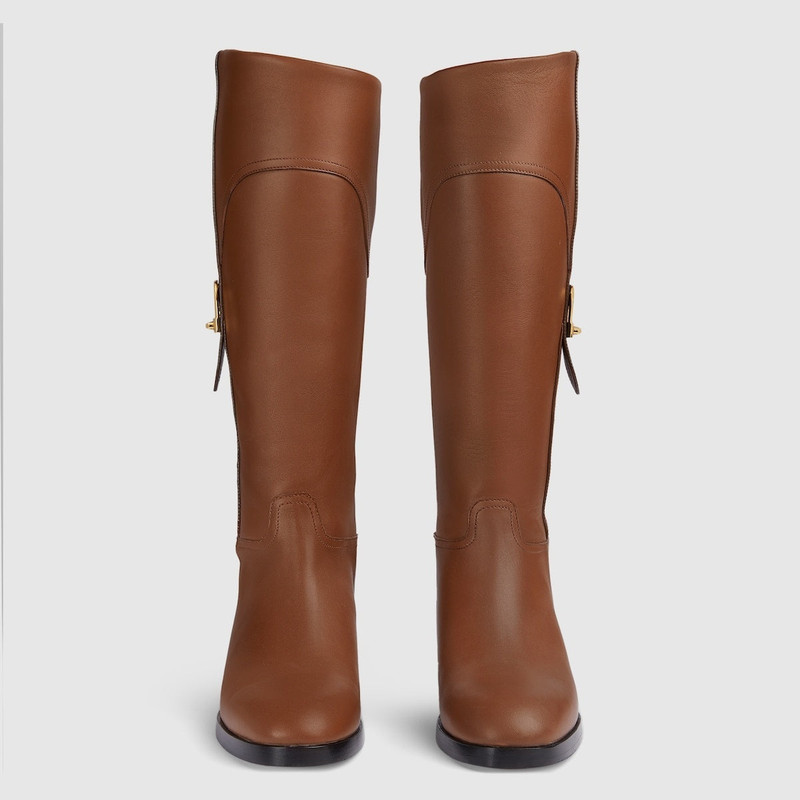 GUCCI Gucci Clasp and Lock Leather Boots outlook