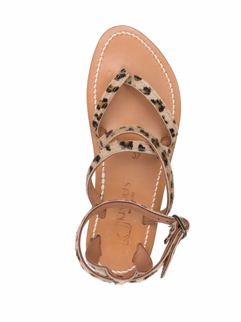 Epicure leopard-print sandals 4