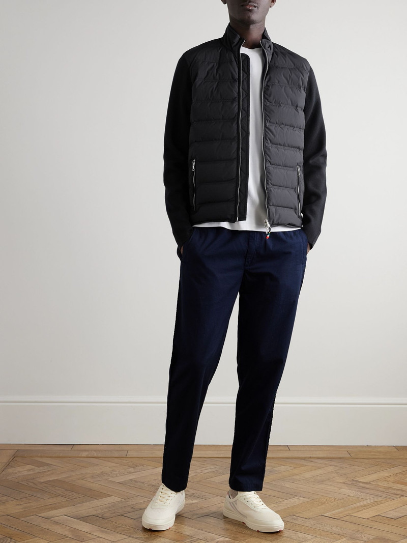 ORLEBAR BROWN Wallace Quilted Shell and Merino Wool Down Jacket Black outlook