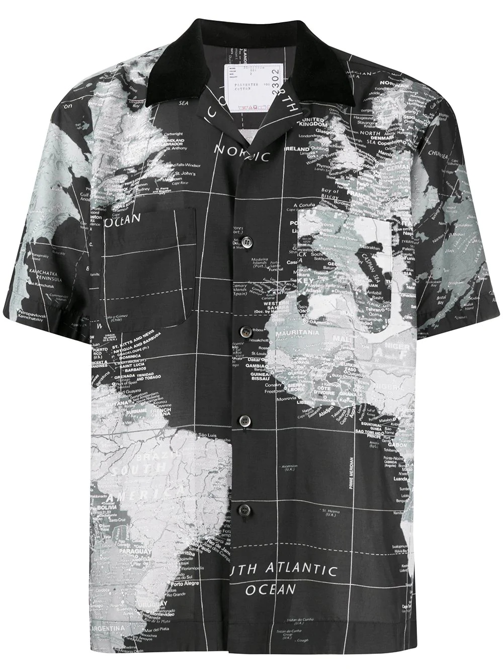 map of the world shirt - 1