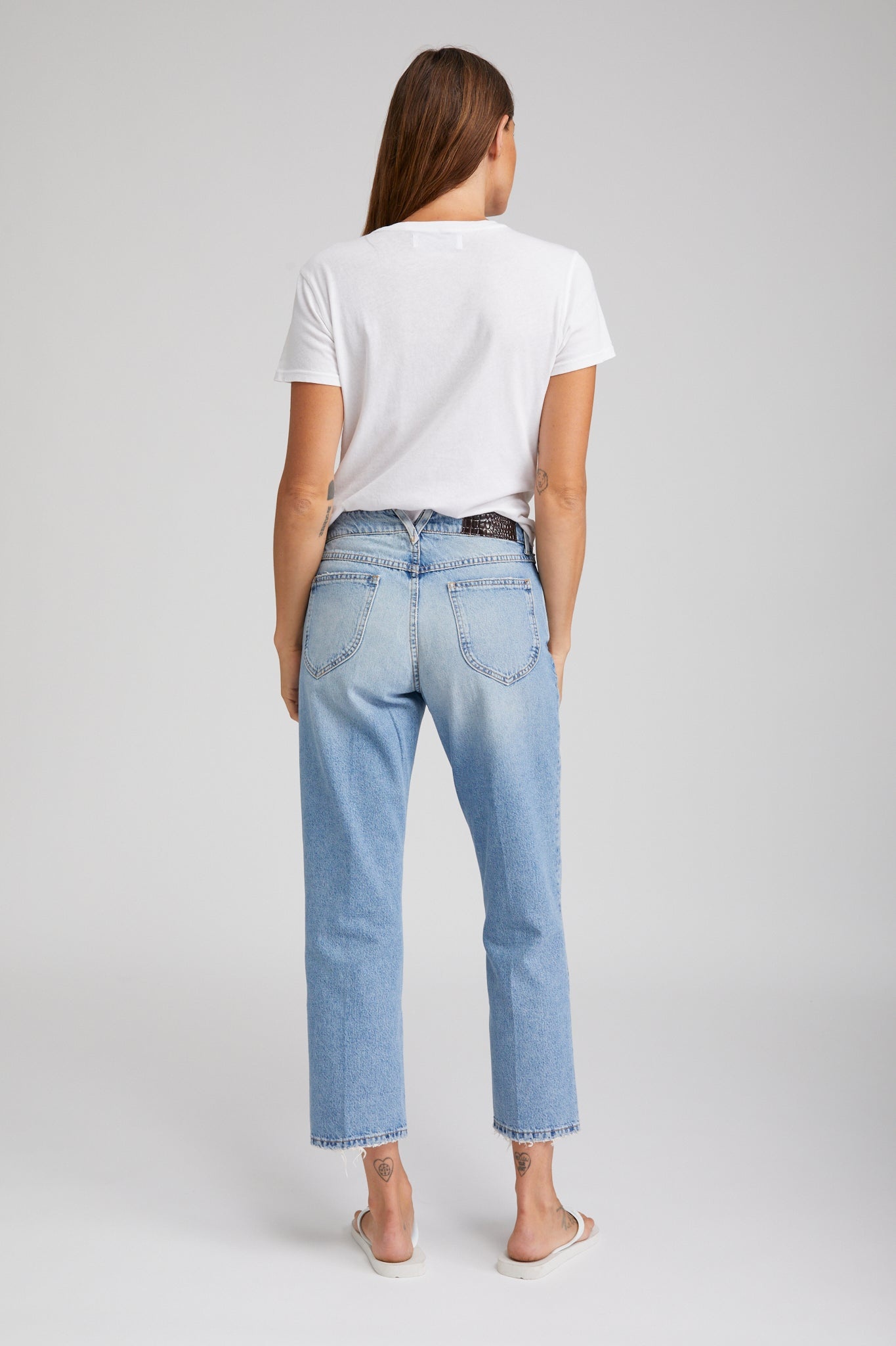 VICTORIA CROPPED STRAIGHT LEG DENIM - 4