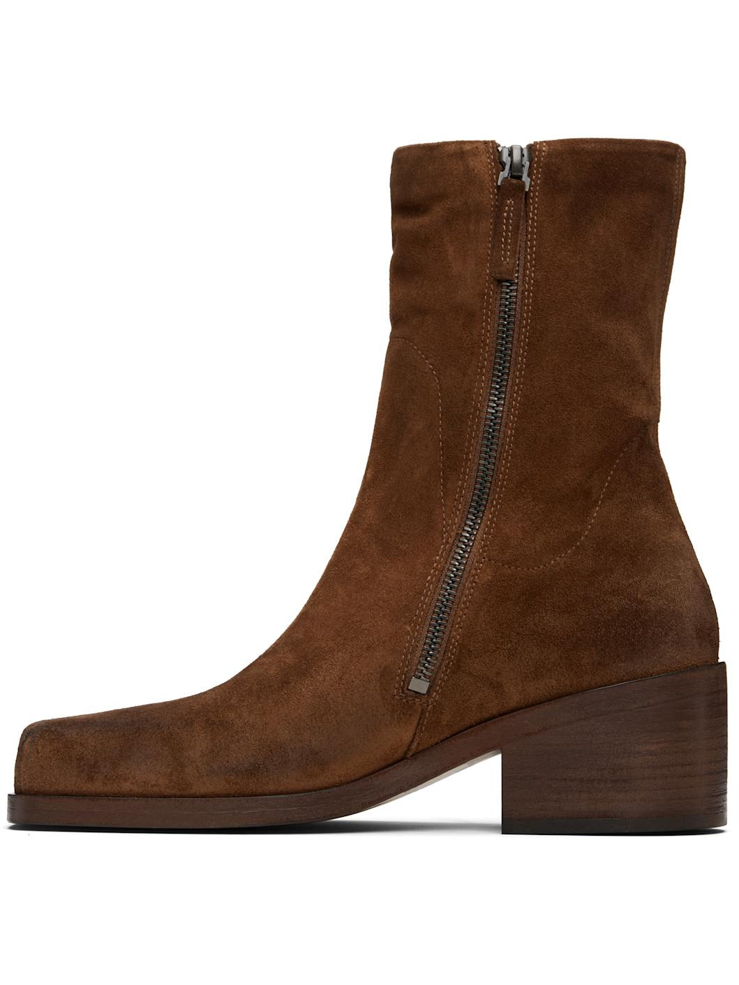 Brown Cassello Ankle Boots - 3