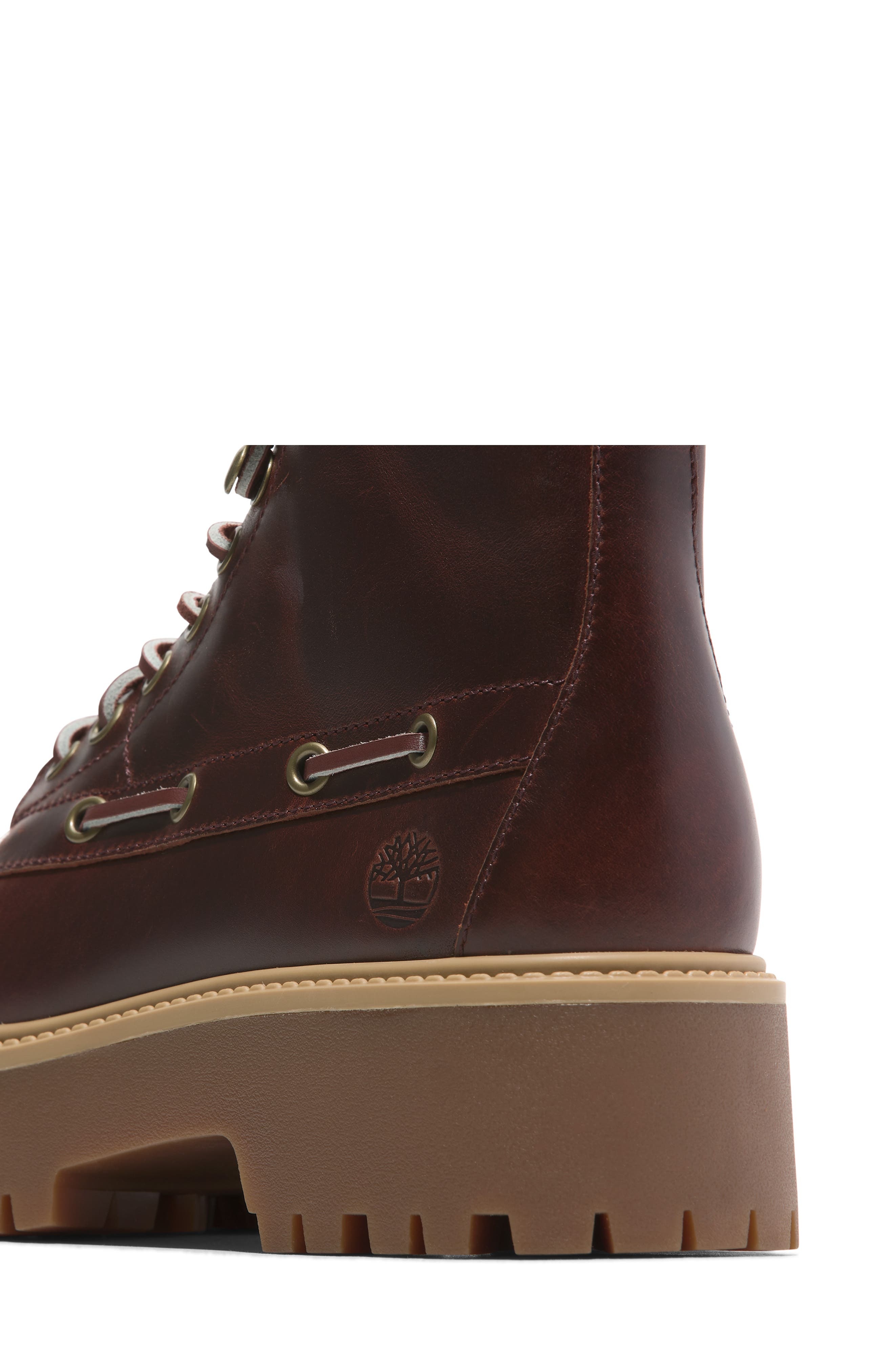 Timberland Stone Street Platform Hiking Boot in Burgundy Full Grain at Nordstrom - 6