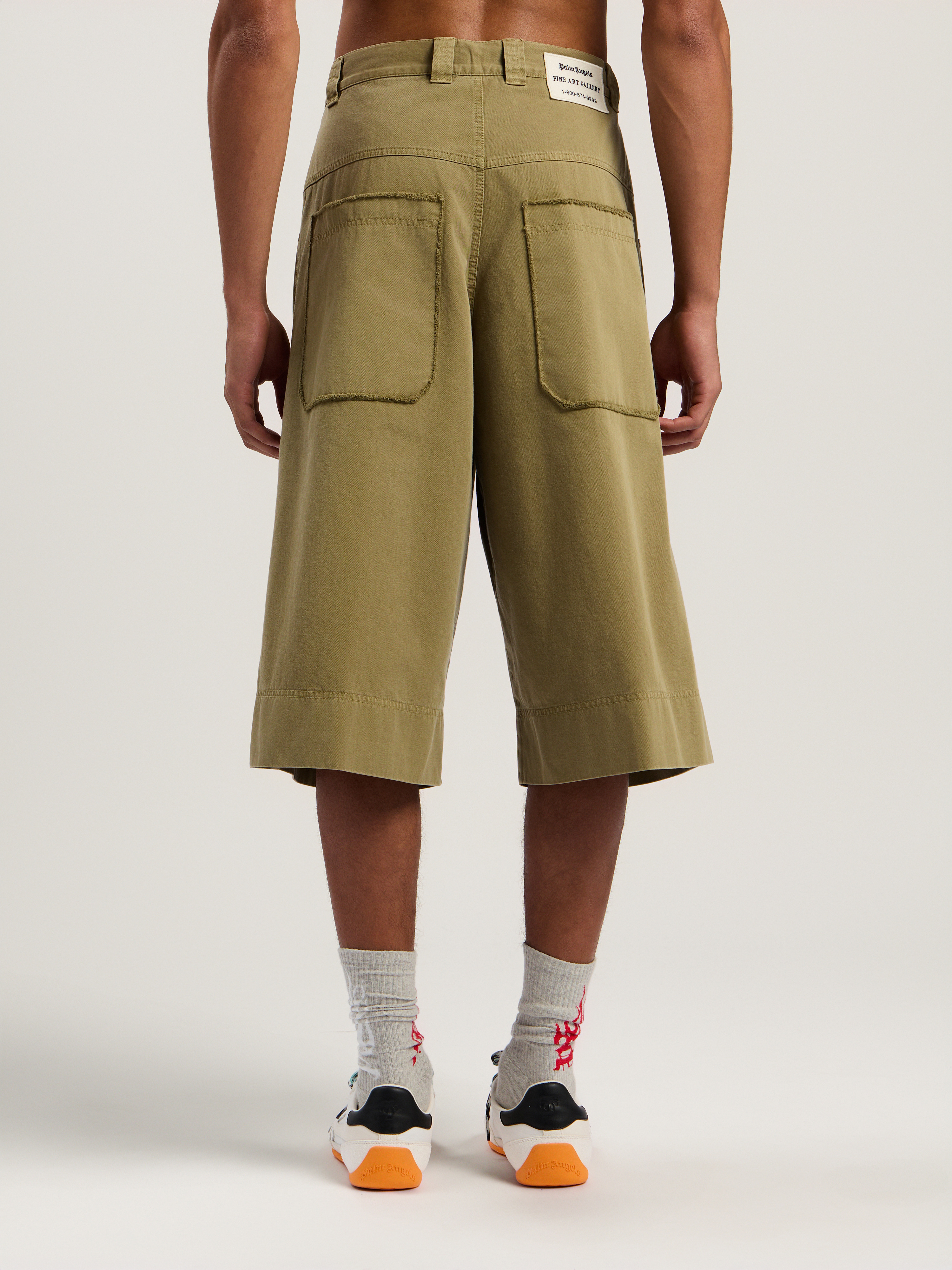 Military Patch Bermuda Shorts - 5