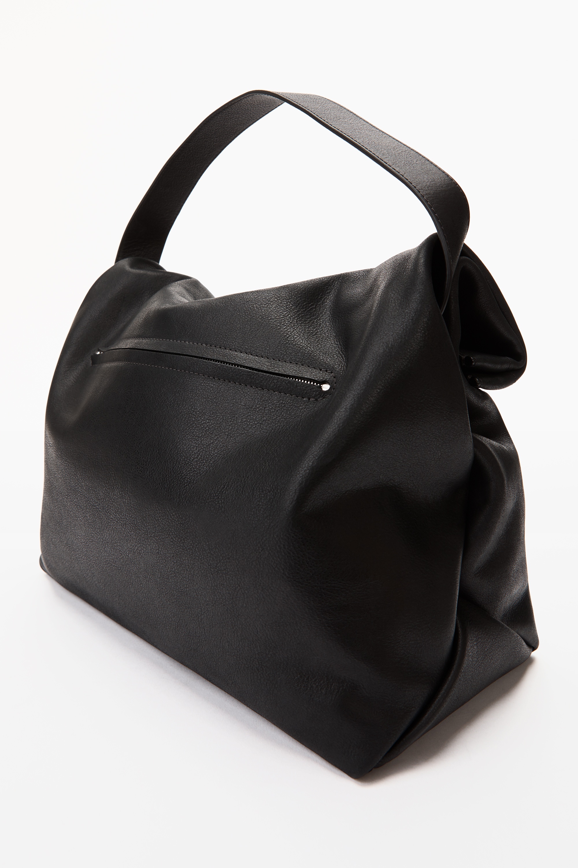 LARGE LUNCH BAG IN WAXED LEATHER - 5