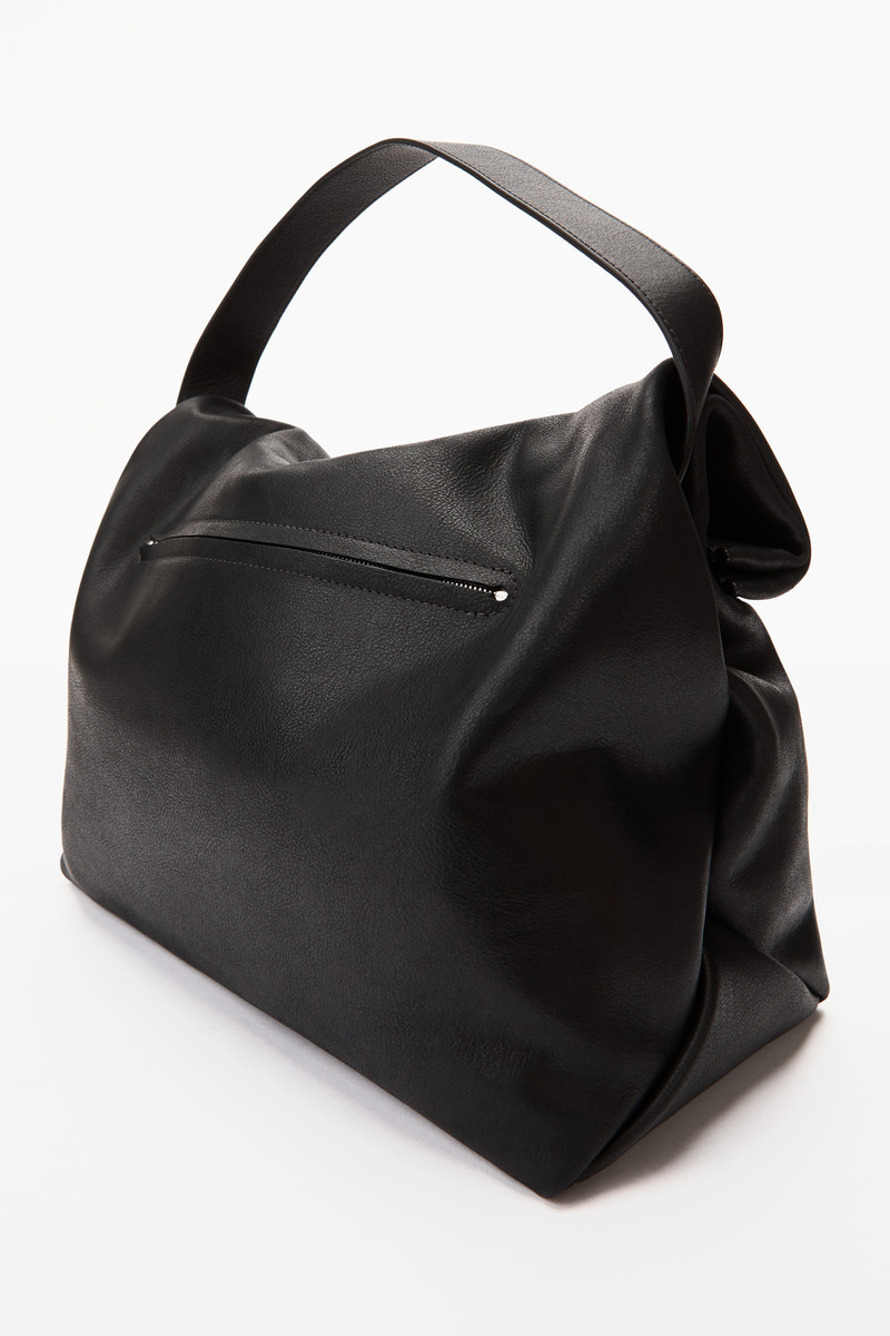 LARGE LUNCH BAG IN WAXED LEATHER 5