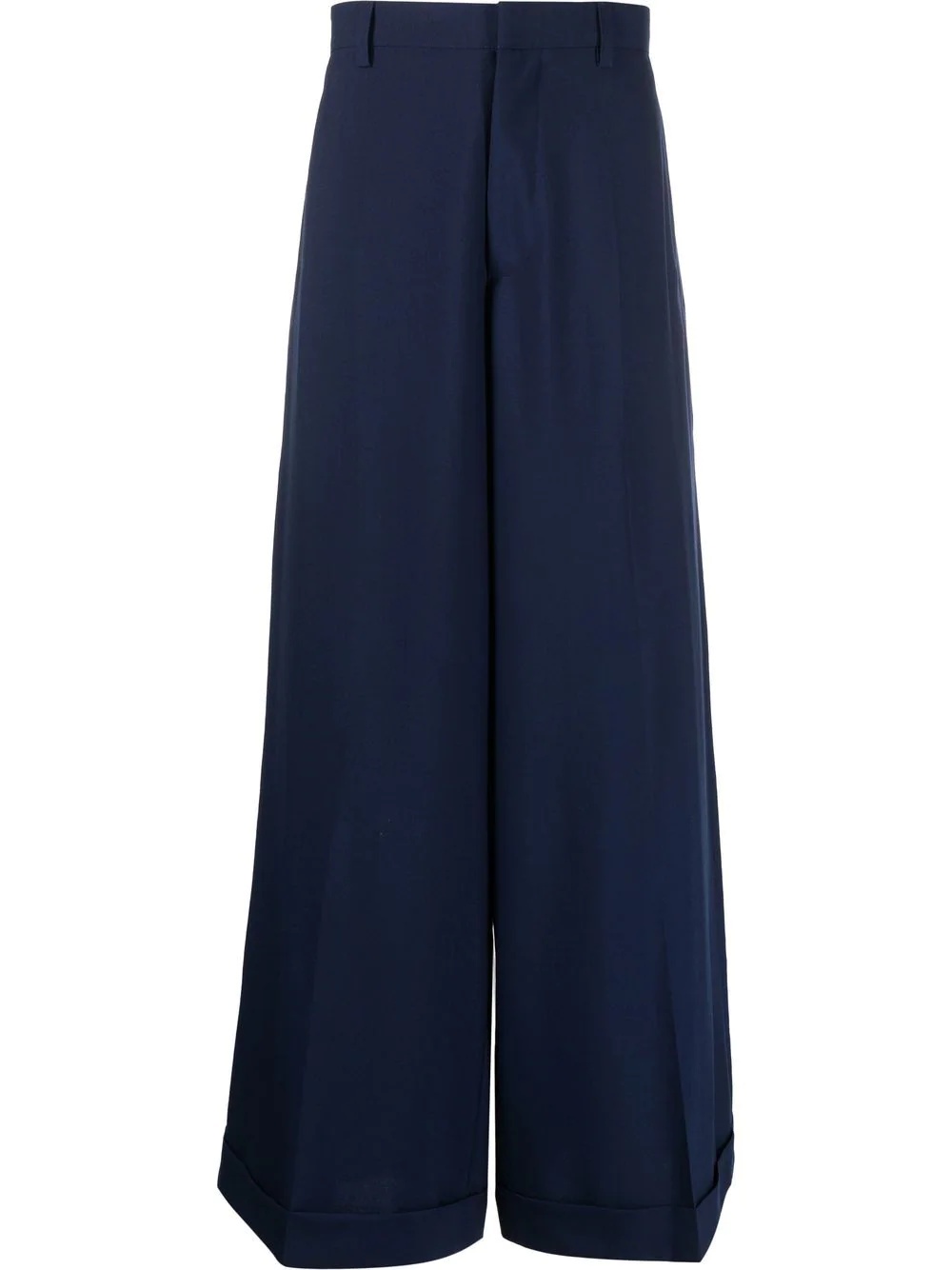 wide-leg design trousers - 1