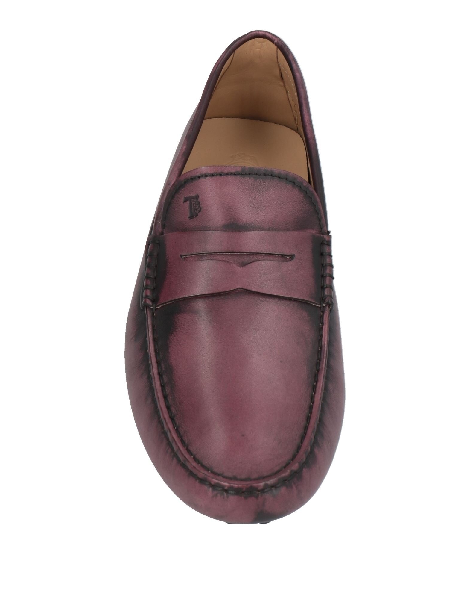 Burgundy Men's Loafers - 4