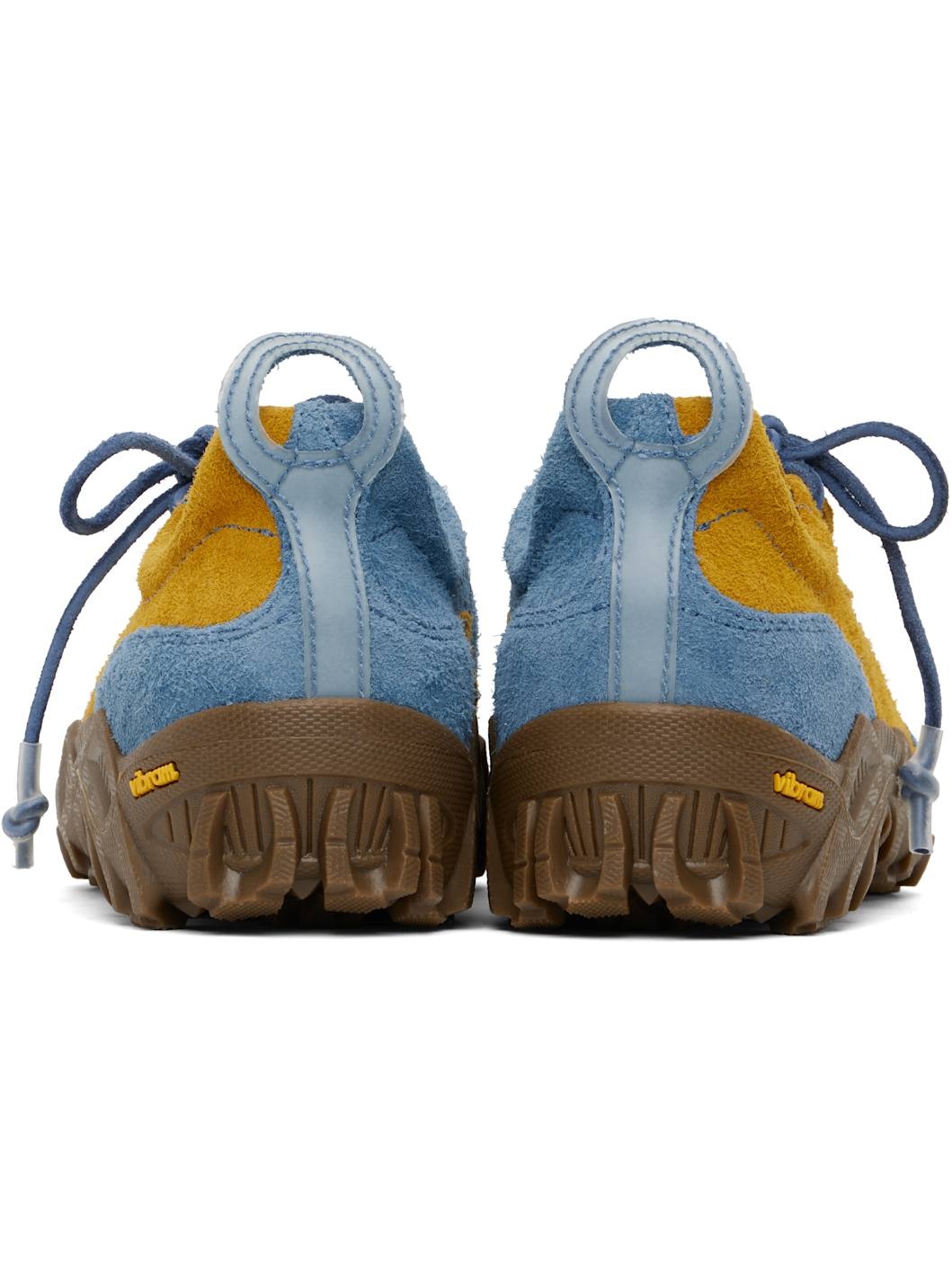 Blue & Tan Gabe Sneakers - 2