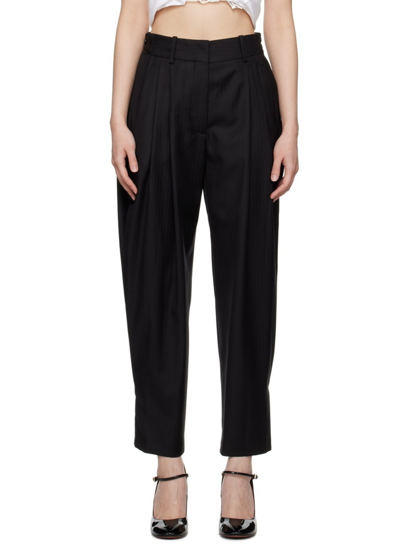 Black Loose Trousers - 1