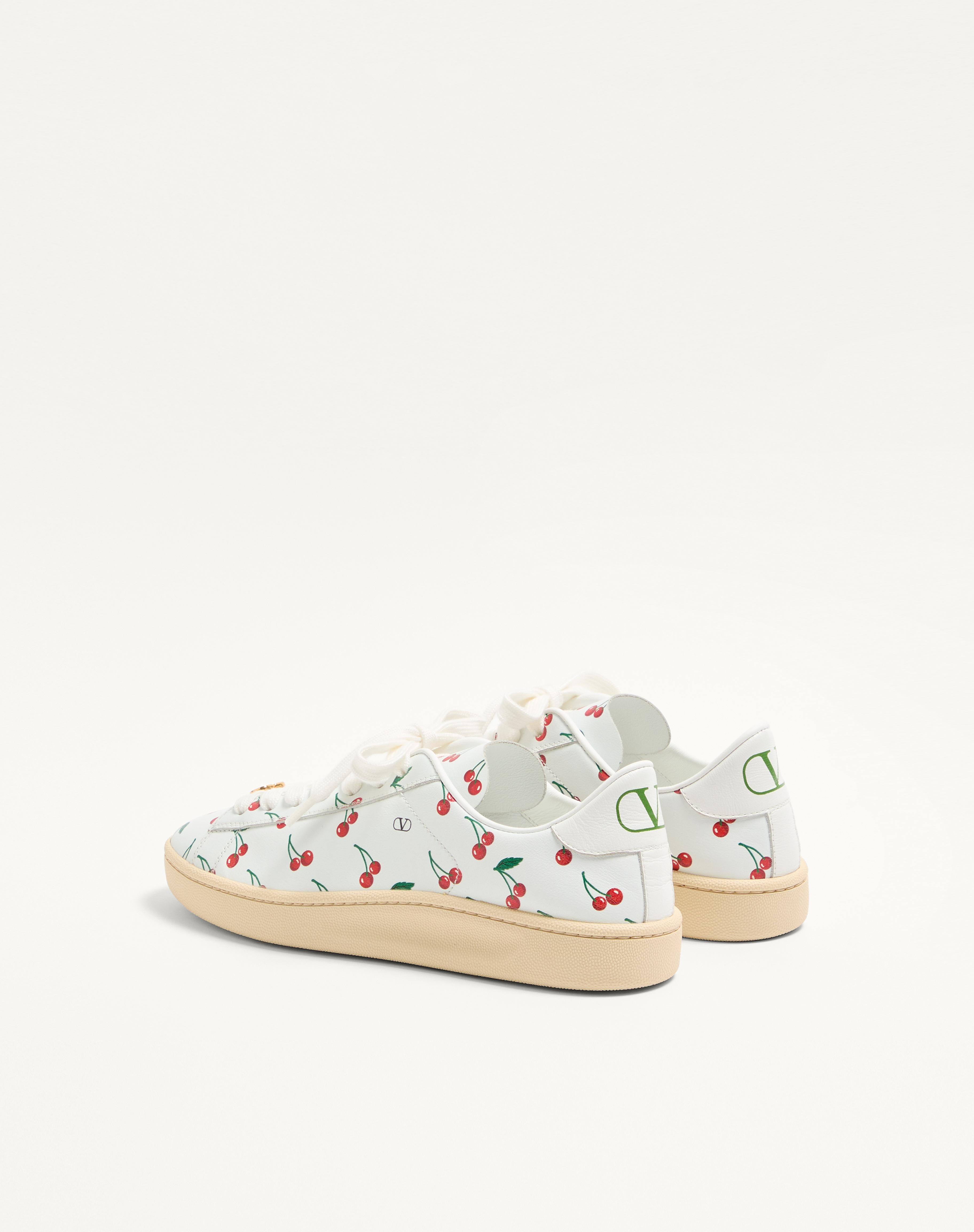 ROYCO SNEAKER IN NAPPA CALFSKIN WITH CHERRYFIC PATTERN - 6