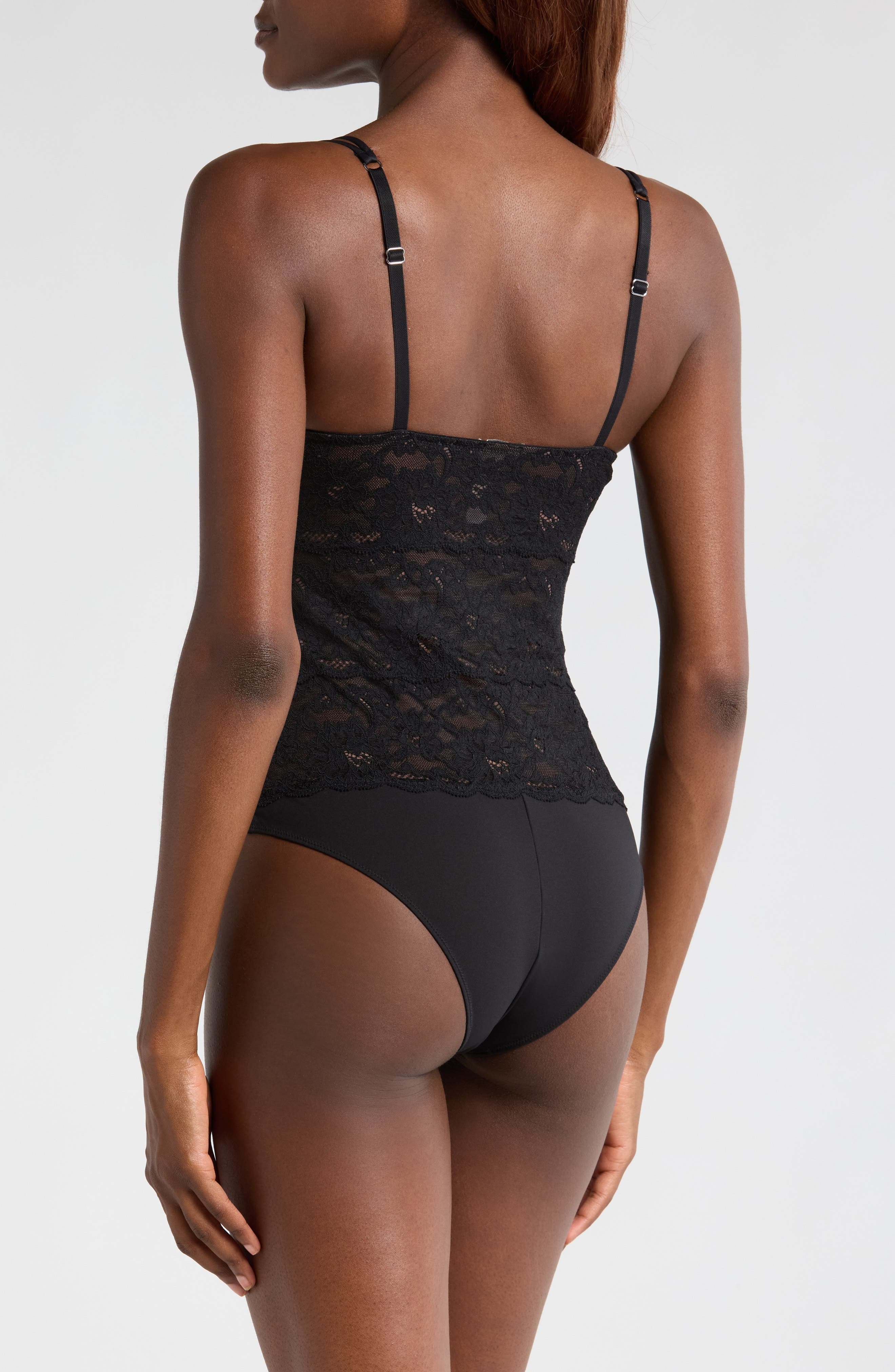 Fleur Du Mal Lace Balconette Bodysuit in Black at Nordstrom - 2