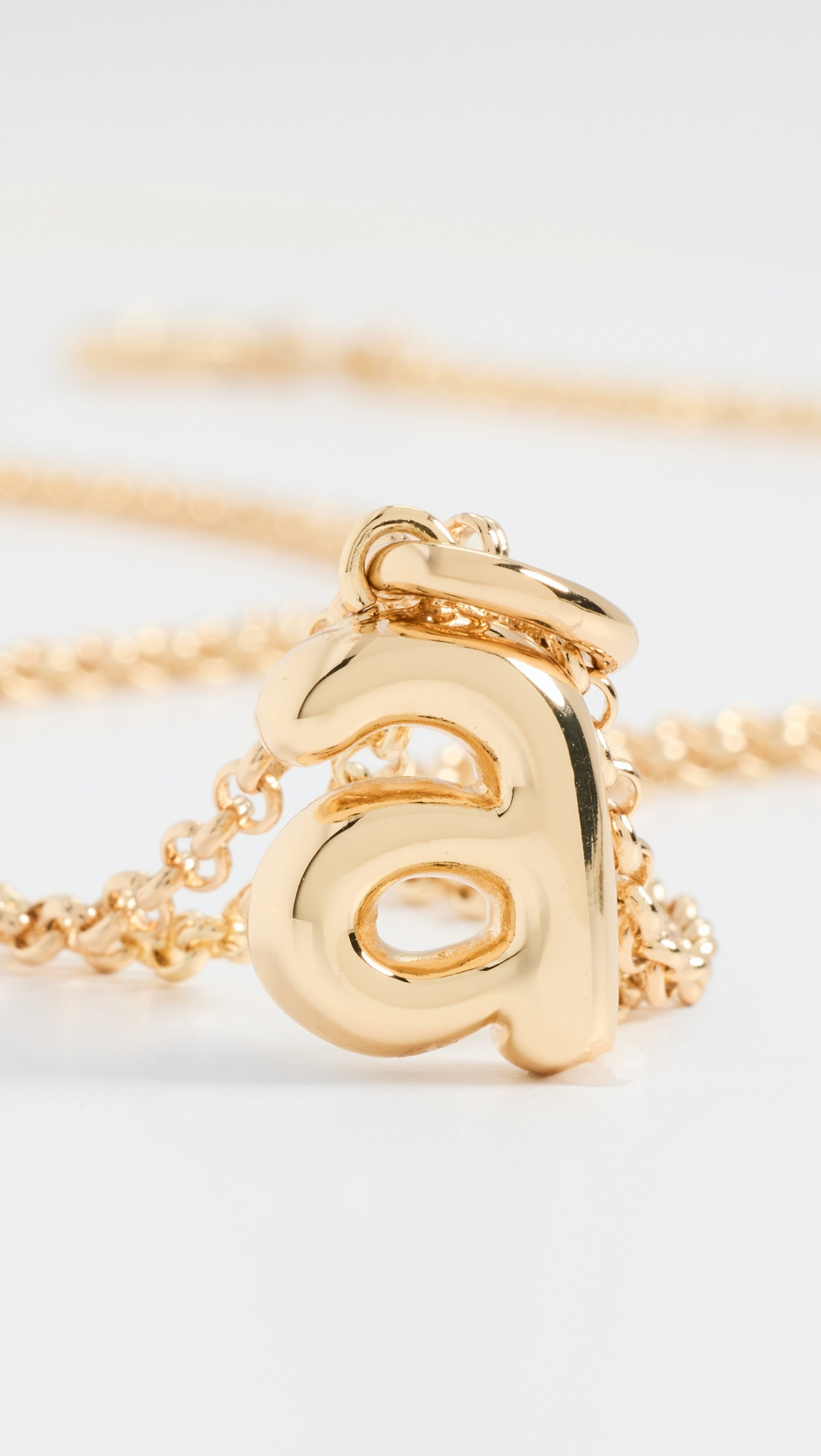 The Puffy Initial Necklace - 4
