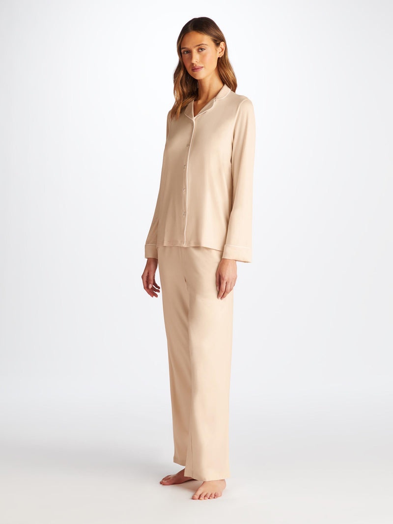 Women's Pajamas Lara Micro Modal Stretch Cream - 3