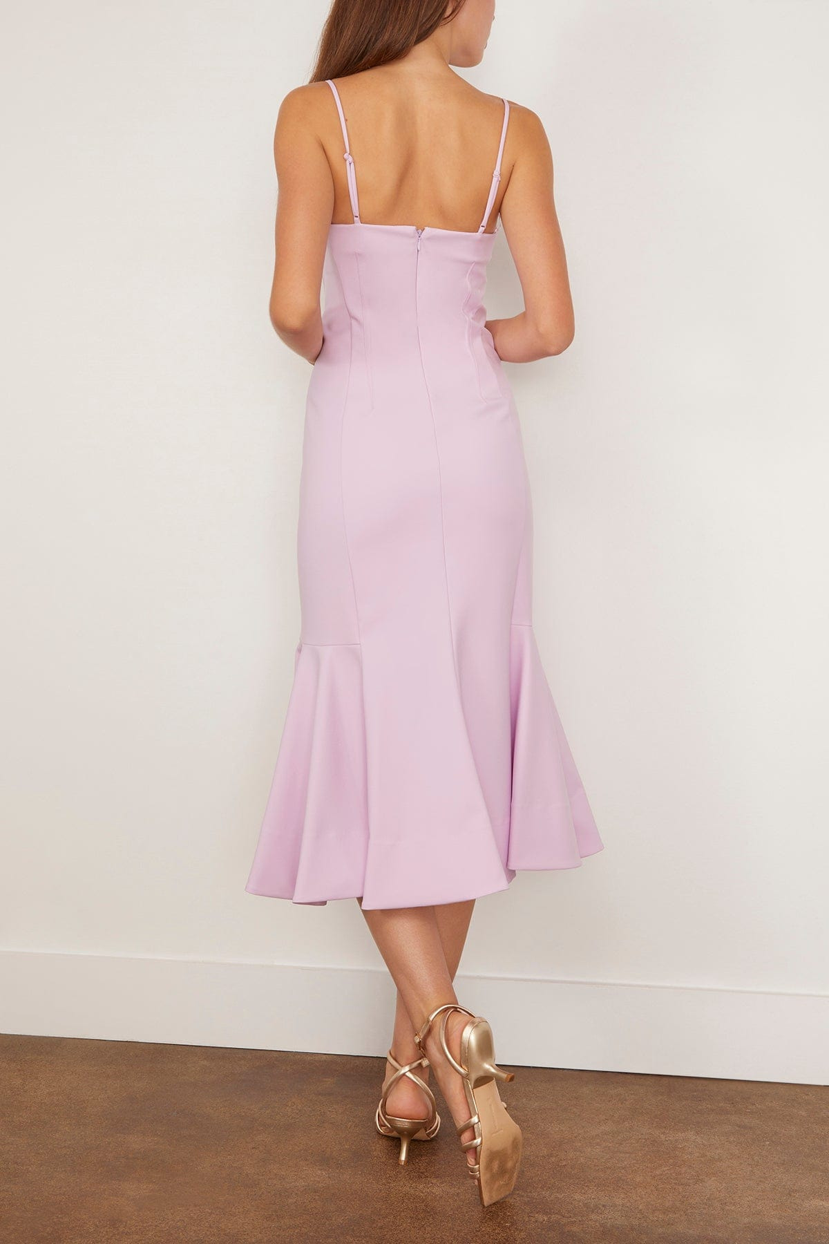 Kimmy Sleeveless Midi Dress in Orchid - 4