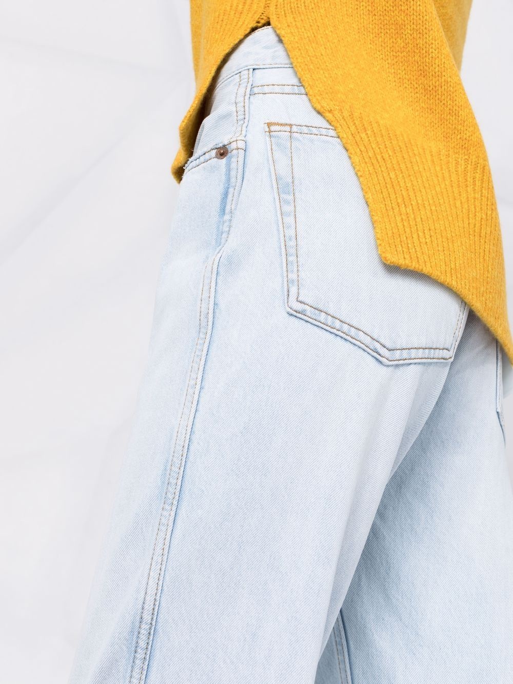 ripped bleach jeans - 3