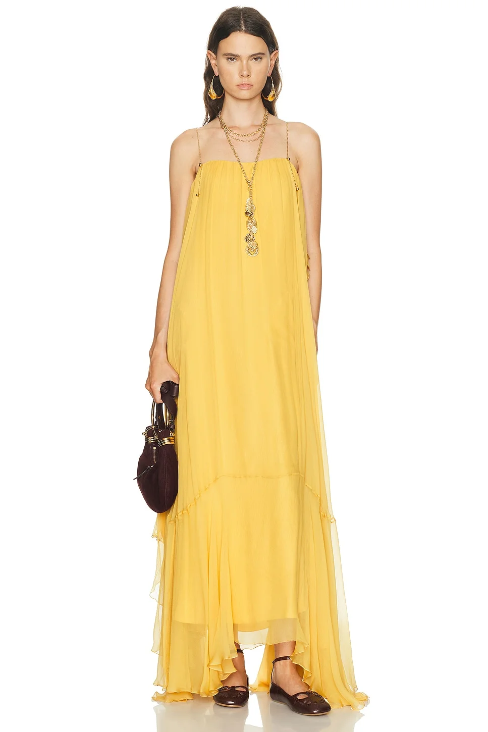 Silk Mousseline Gown - 1