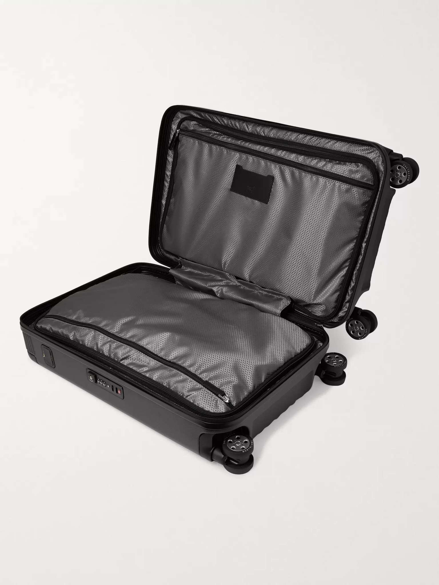 #MY4810 Cabin Compact 55cm Leather-Trimmed Polycarbonate Suitcase - 3